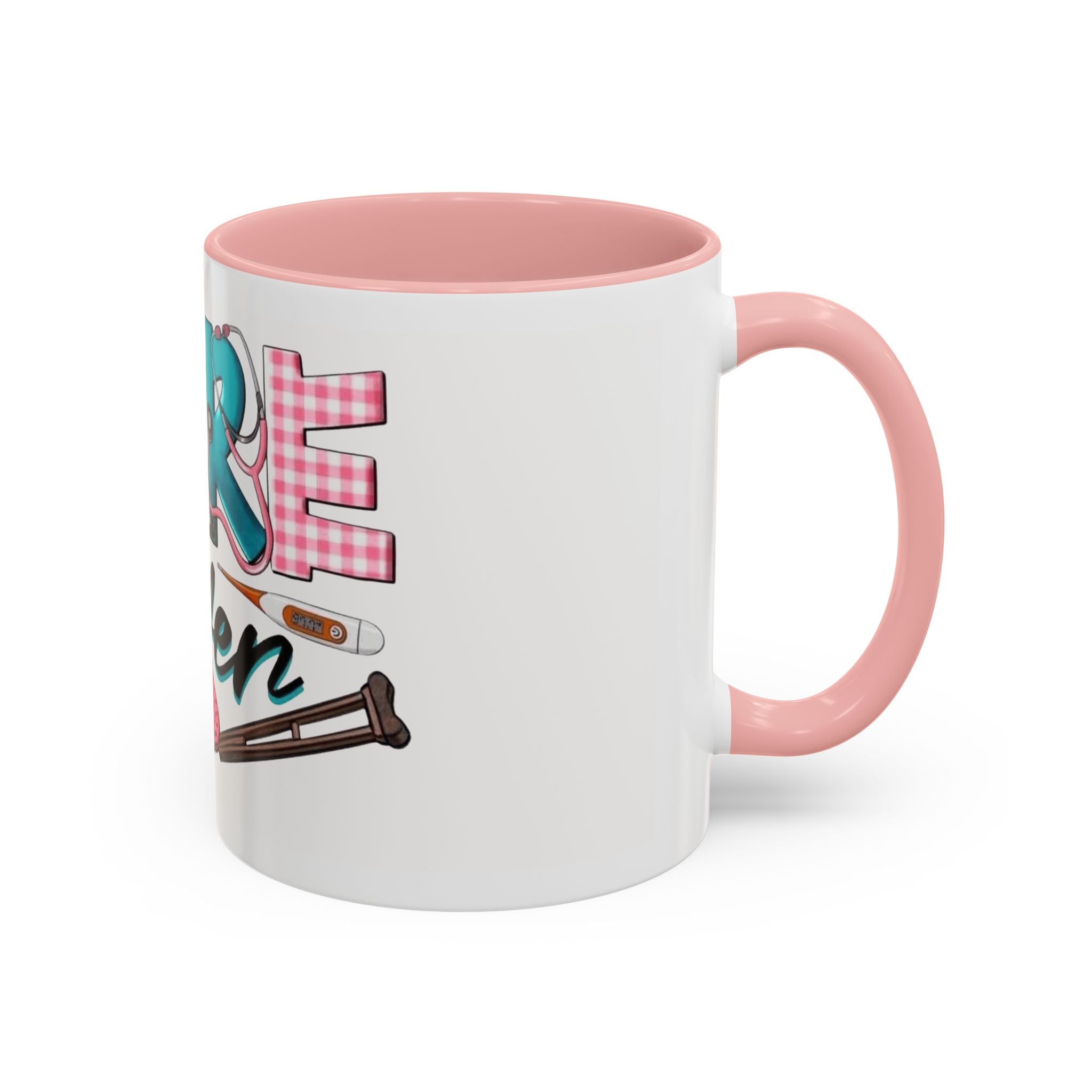 Nurse Given Accent Coffee Mug — Caregiver & Medical Equipment Design Christmas mug for all healthcare heroes
