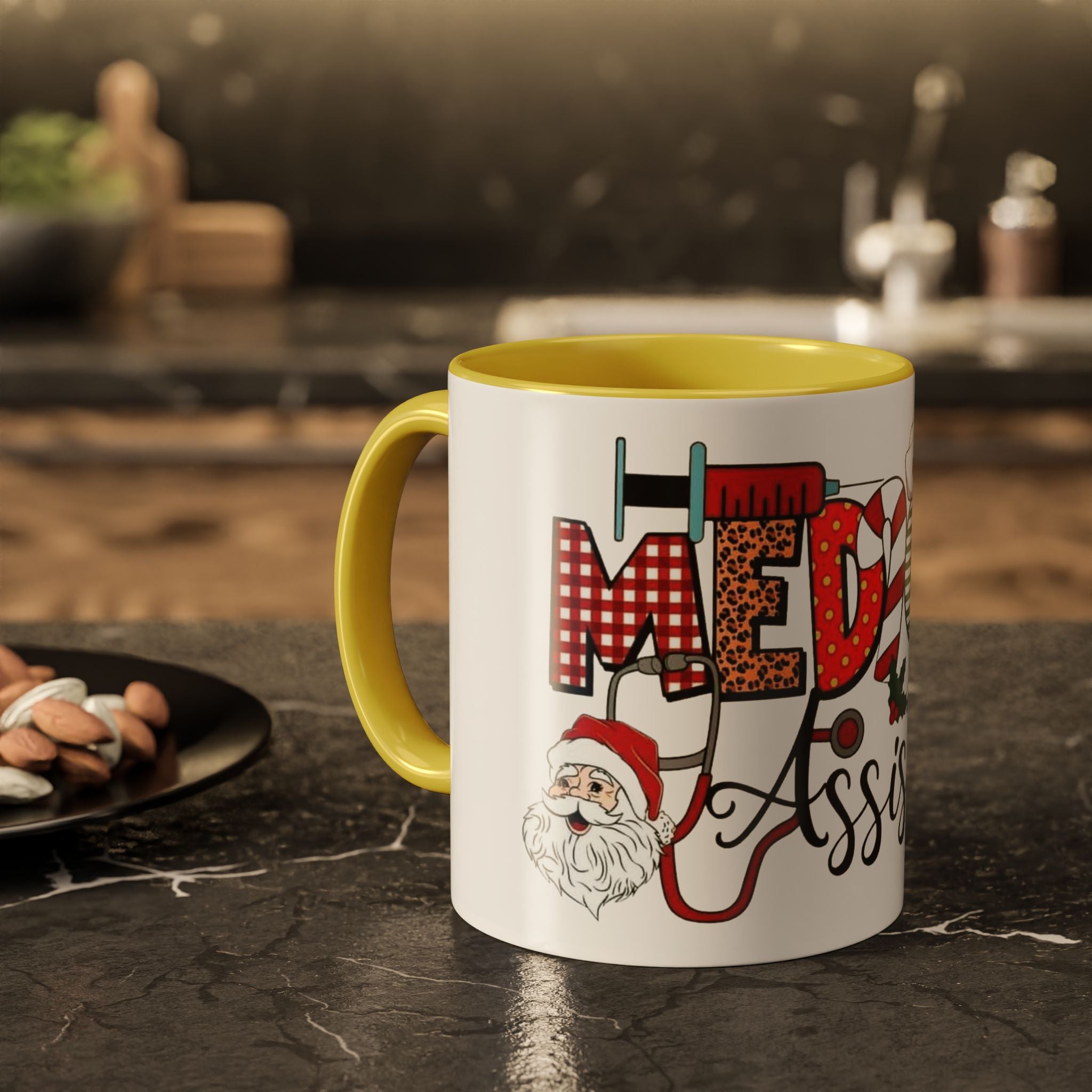 Medical Assistant Christmas Mug — Festive Colorful 11oz/15oz Coffee Cup Medical Christmas Mug