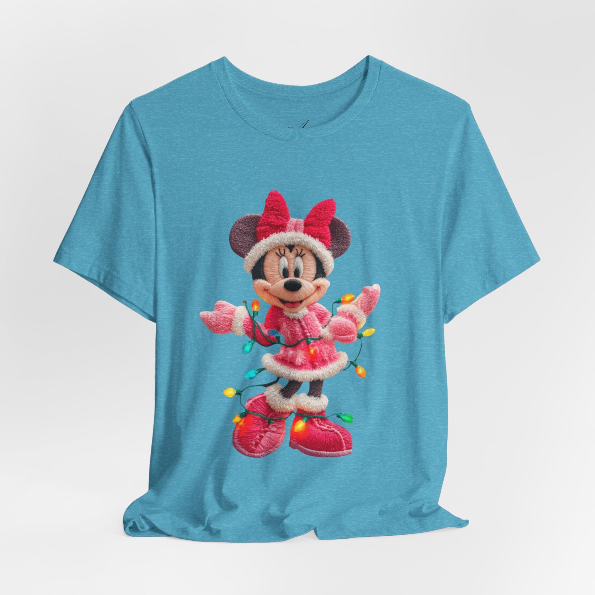 Minnie Mouse Holiday Lights T-Shirt Festive Holiday Designs