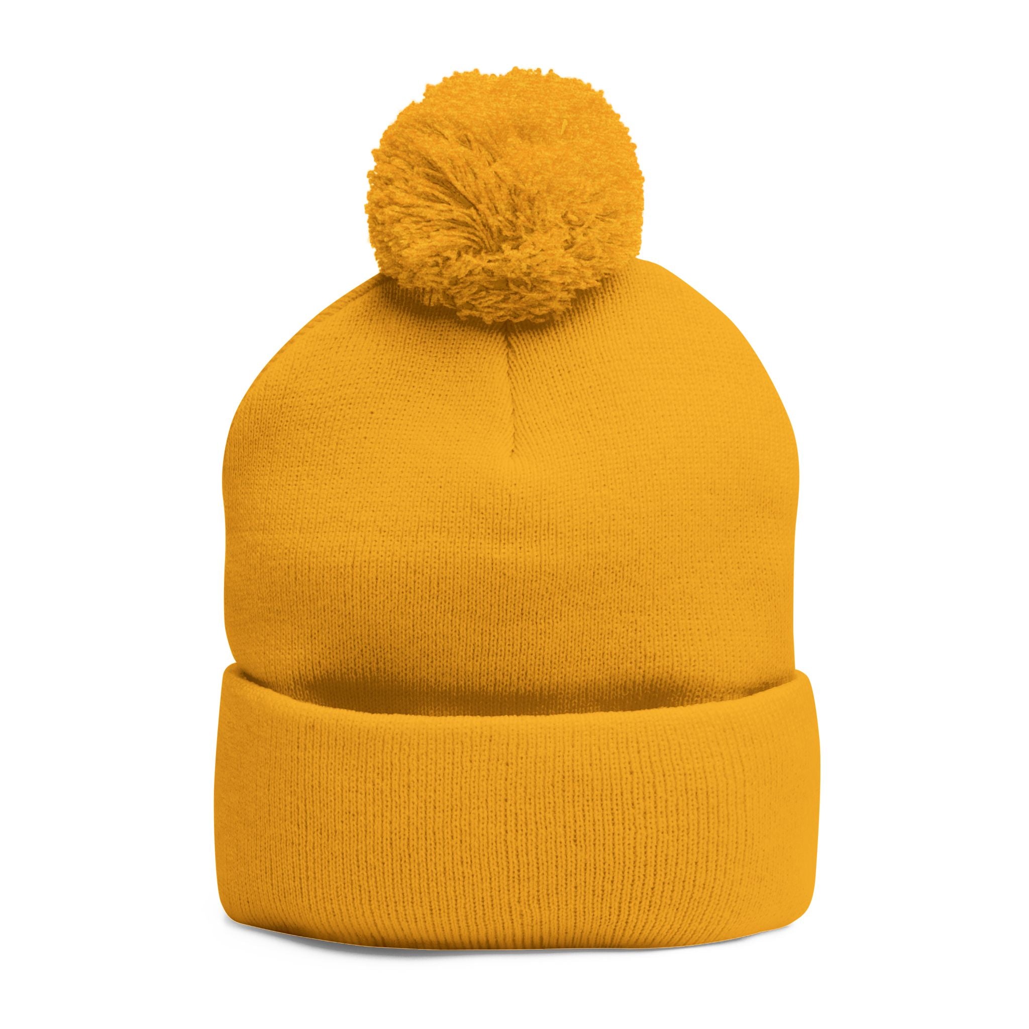 Toy Story Embroidered Pom-Pom Knit Cap Humor Cuffed Beanie – Warm, Soft & Sassy Winter Hat