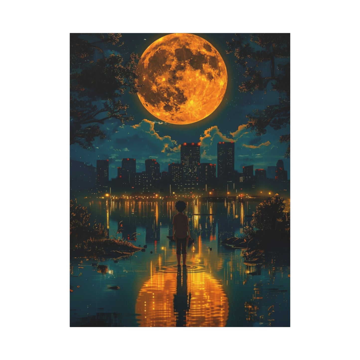 Because words have the power to move you let them live on your wall, Unique Nightscape Decoration, Perfect for Any Occasion