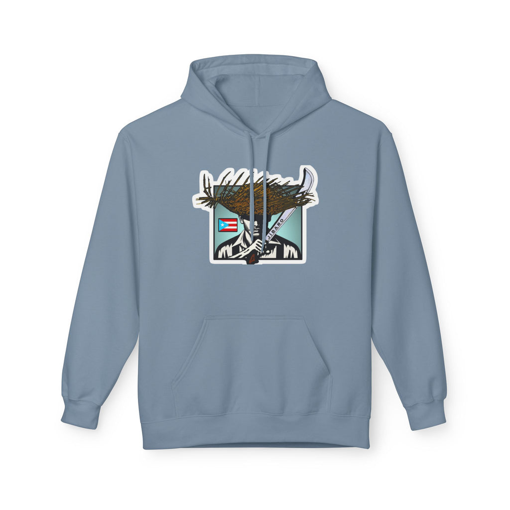 Gíbaro Hoodie  Puerto Rican Pride Pullover with Flag Machete Design