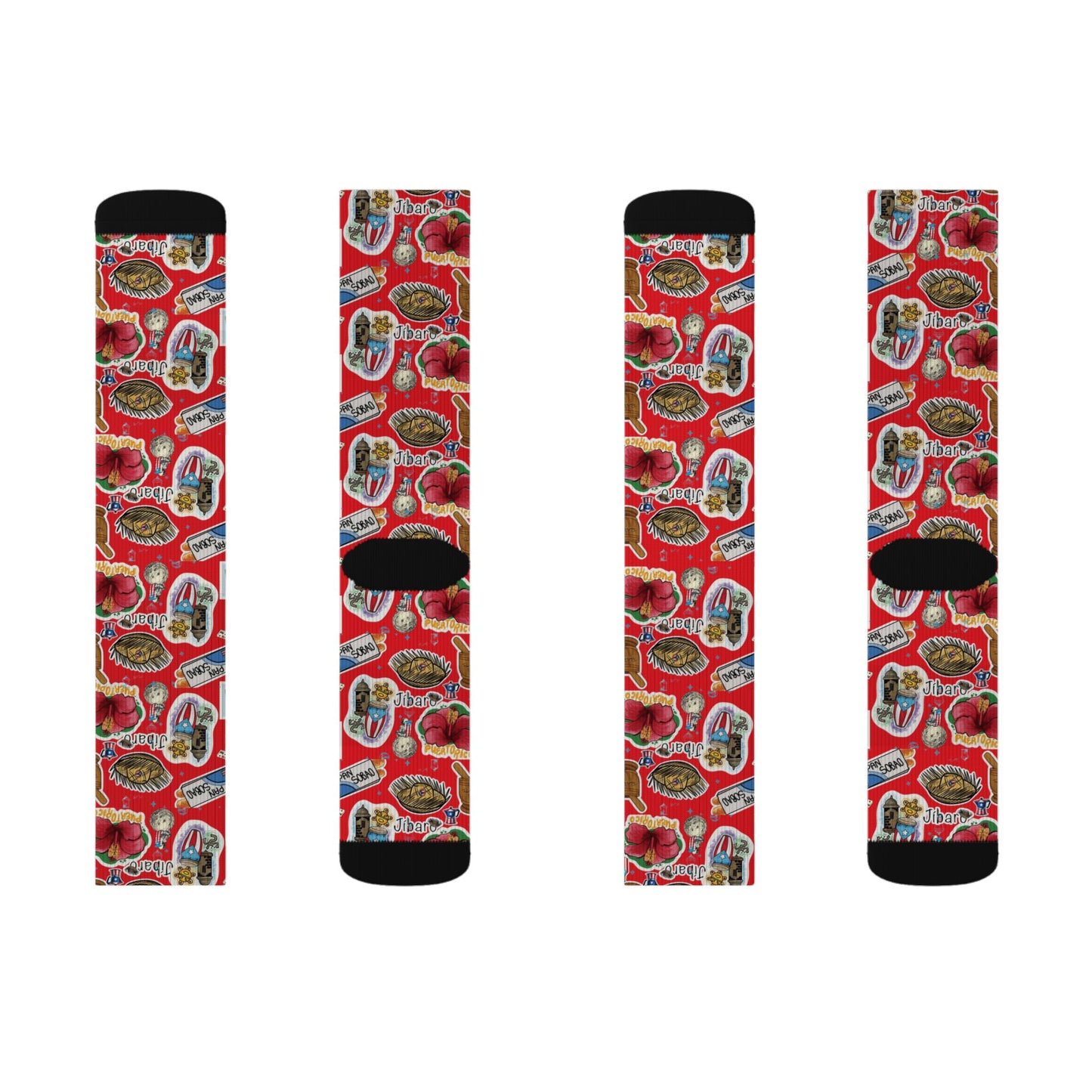 Puerto Rico Pride Sublimation Socks