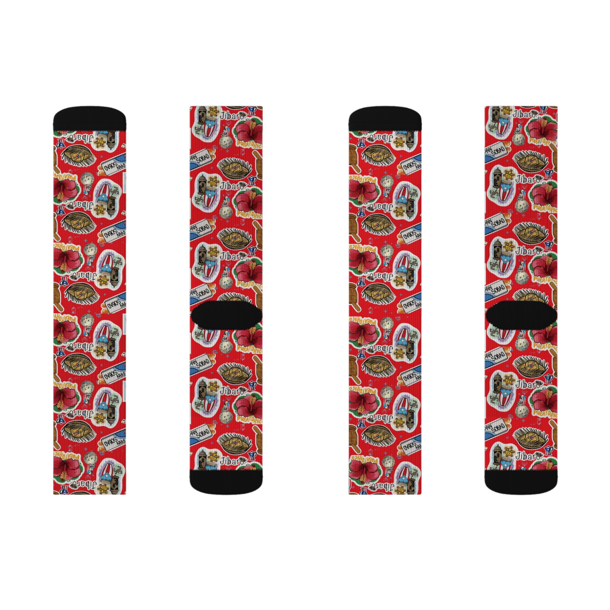 Puerto Rico Pride Sublimation Socks