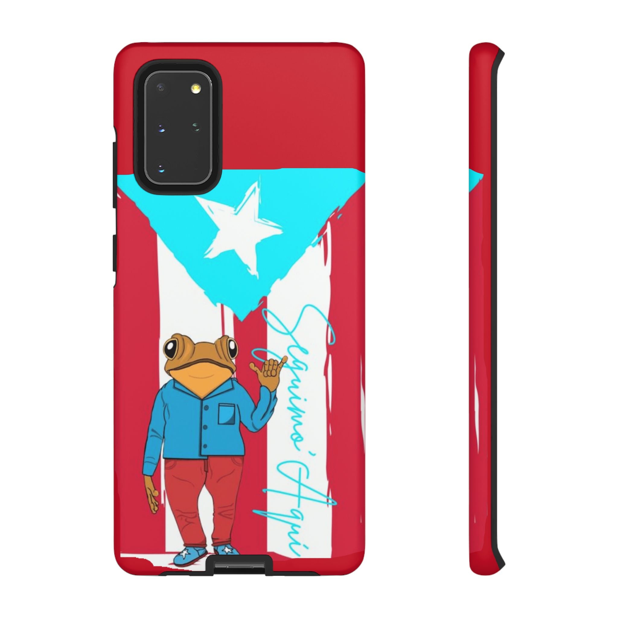 Puerto Rican Flag Frog Design ("Señorita Hops")Phone Case Isla del Encanto Phone Case – Puerto Rican Style