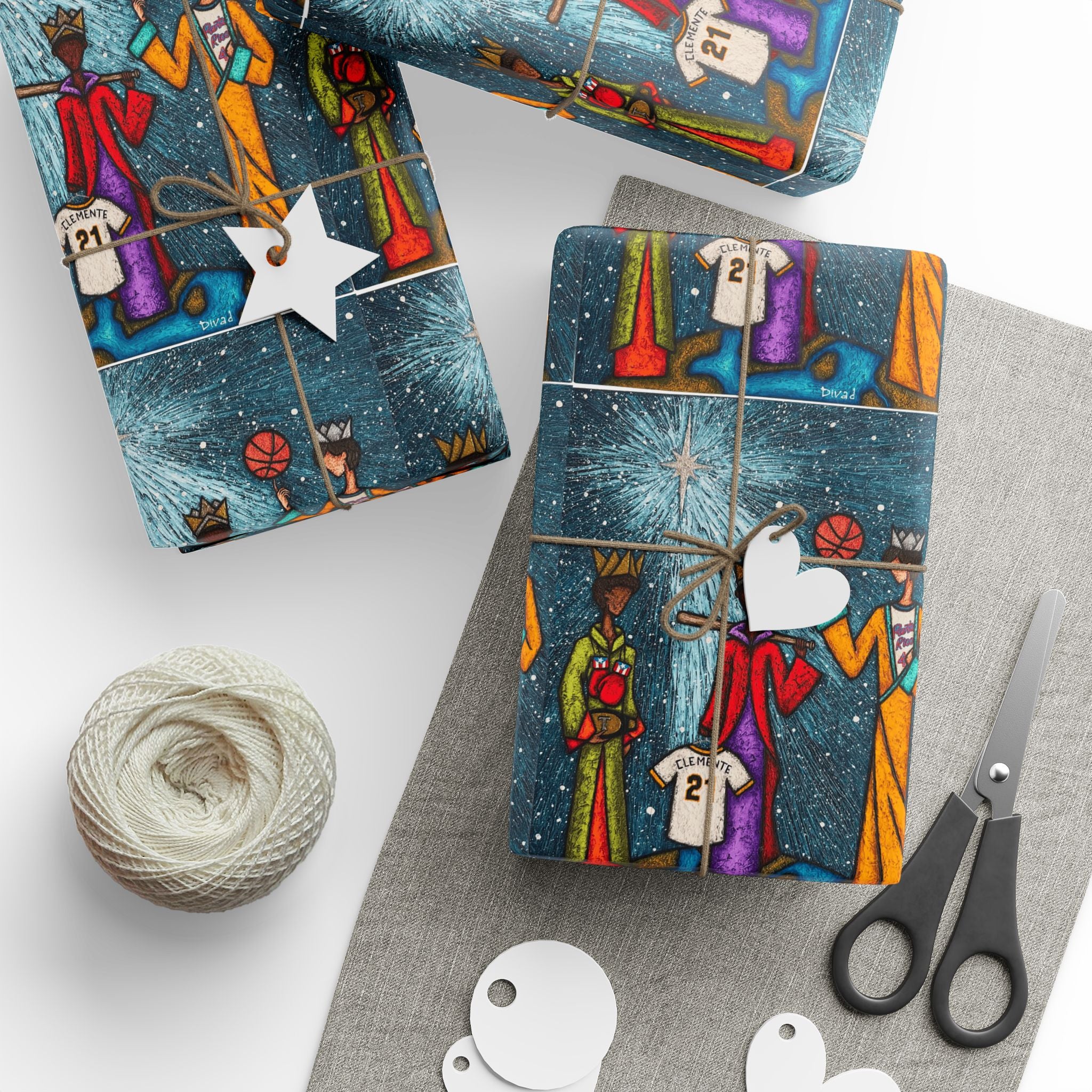 Puerto Rico Wrapping Paper – Cultural Gift Wrap | Boricua Heritage Design | Holiday & Celebration Gift Packaging