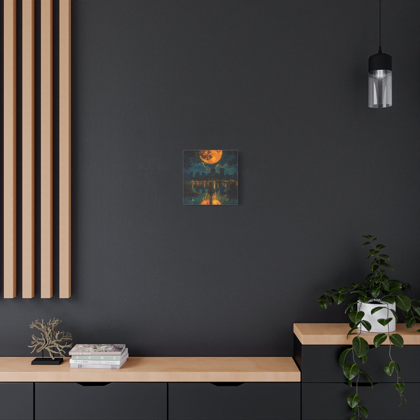 Because words have the power to move you let them live on your wall, Unique Nightscape Decoration, Perfect for Any Occasion
