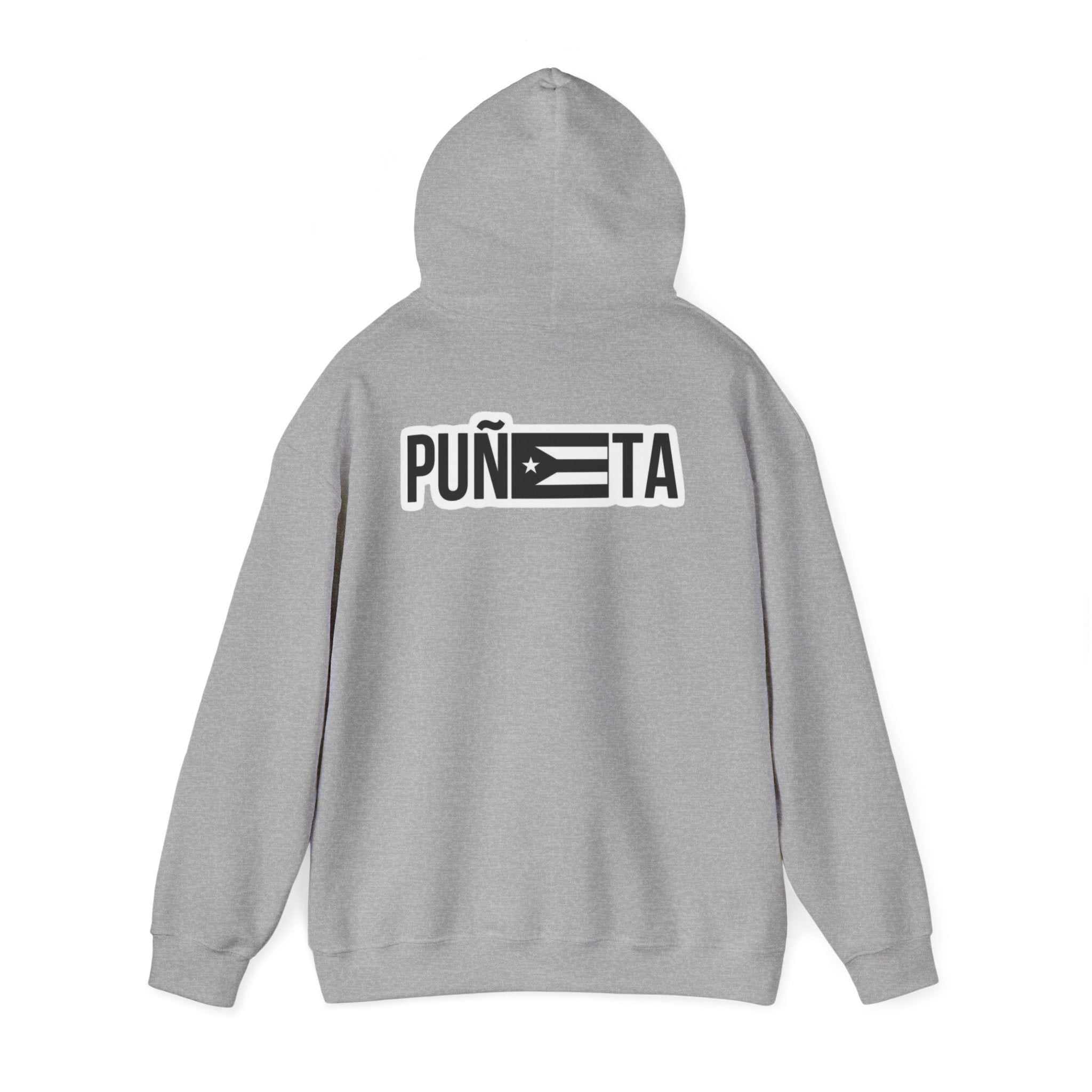 Puerto Rican Pride Hoodie  “No Nos representan” Front & Puñeta Flag Back