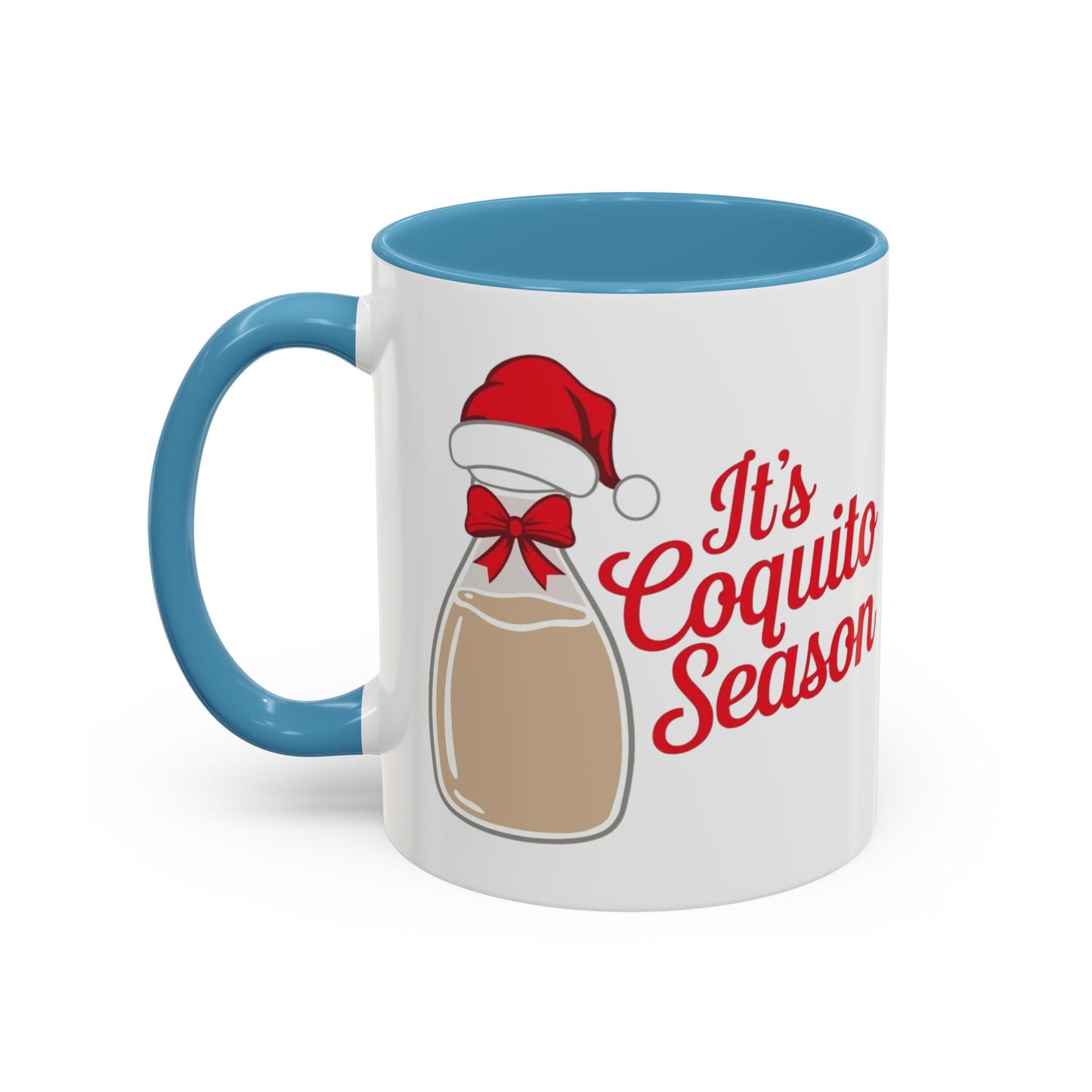 Herencia de Puerto Rico Mug Coquito Season Accent Mug Festive Holiday Coffee Cup
