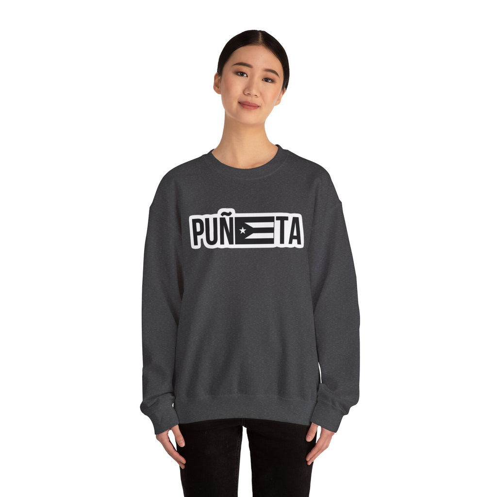 Puñeta Sweatshirt  Puerto Rican Flag Graphic Crewneck
