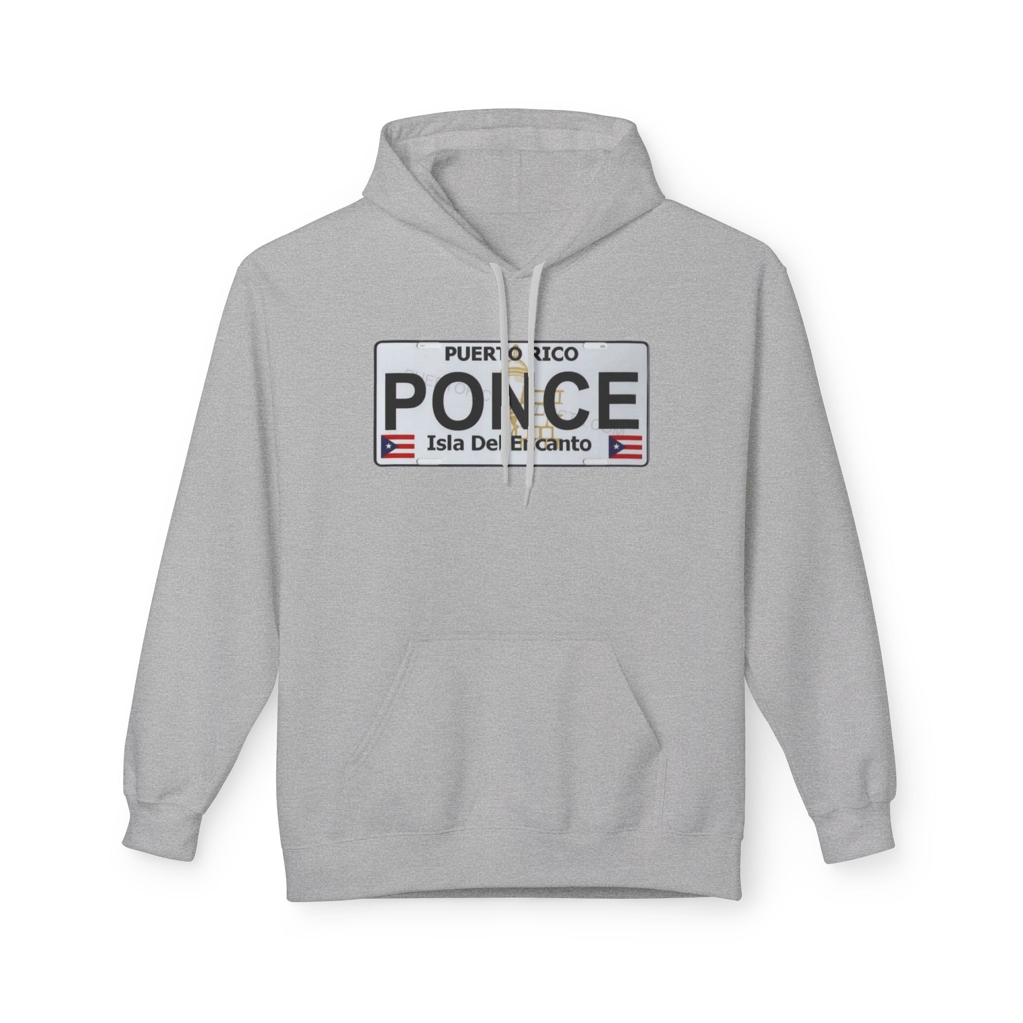 Ponce Puerto Rico License Plate Hoodie Isla Del Encanto Pullover