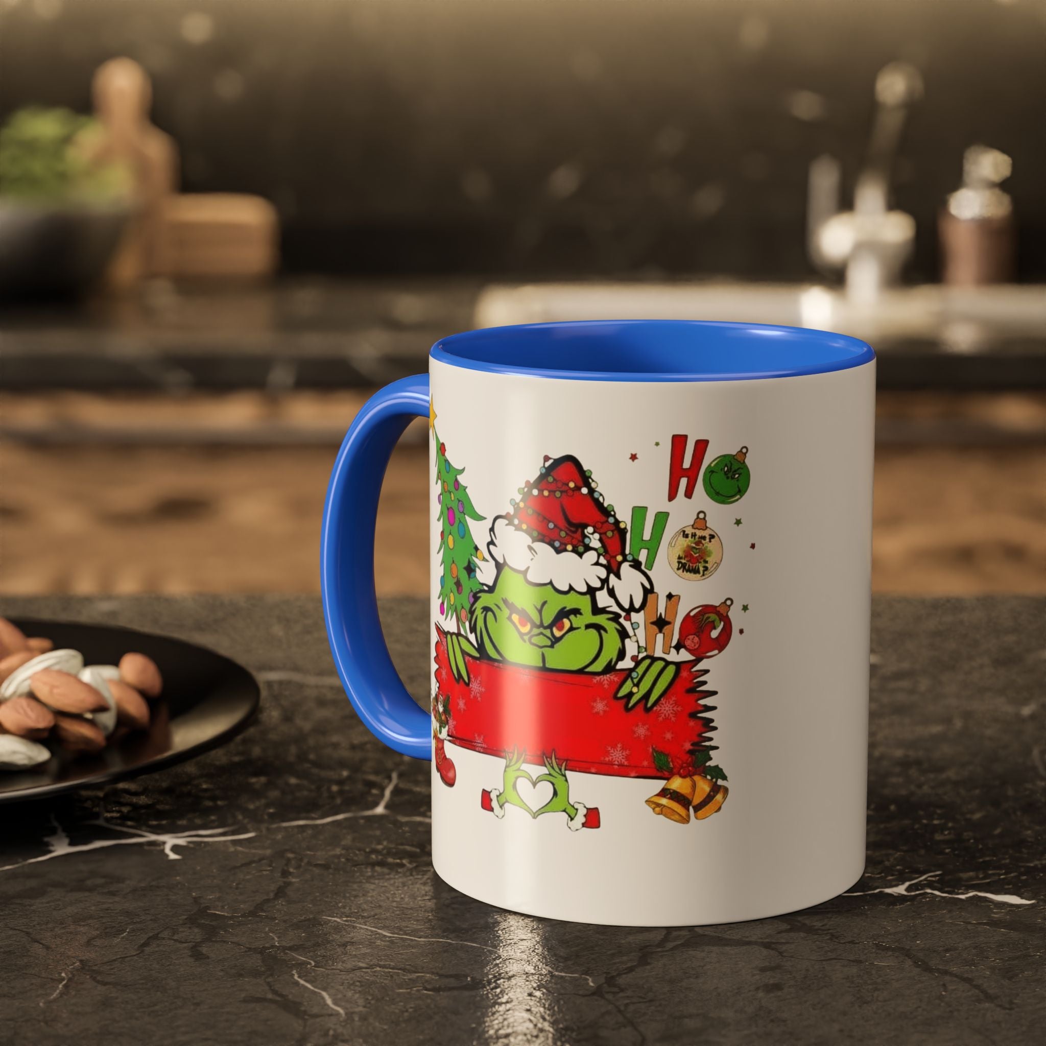 Christmas Grinch Mug (11oz & 15oz)  Funny Holiday Coffee Cup with Grinch Illustration Christmas Mugs Collection!