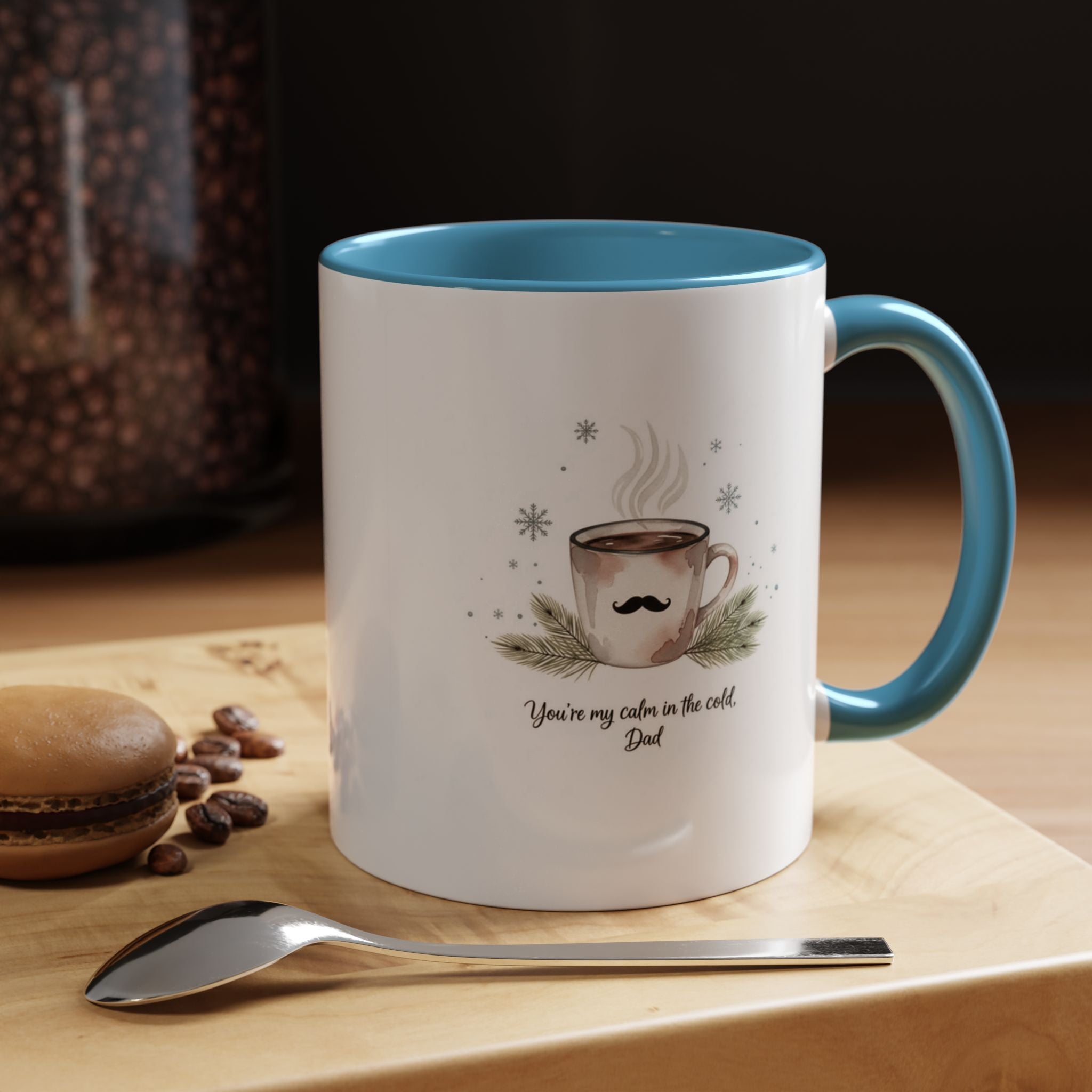 Holiday Coffee Cups with Festive Quotes & Designs Personalized Dad Coffee Mug You're my reason in the world