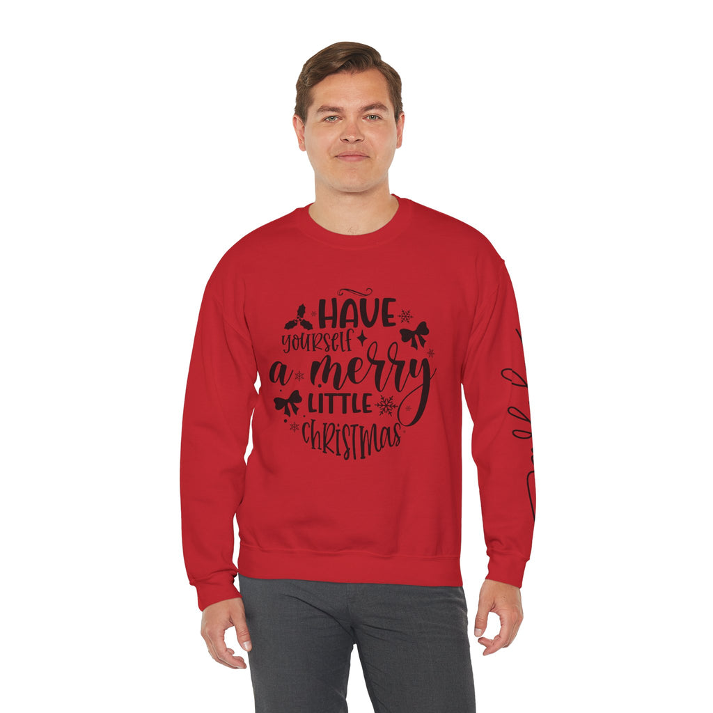 Xmas Shirts & Sweaters | Funny, Cute & Classic Christmas Designs Merry Christmas Crewneck Sweatshirt - Cozy Unisex Holiday Apparel