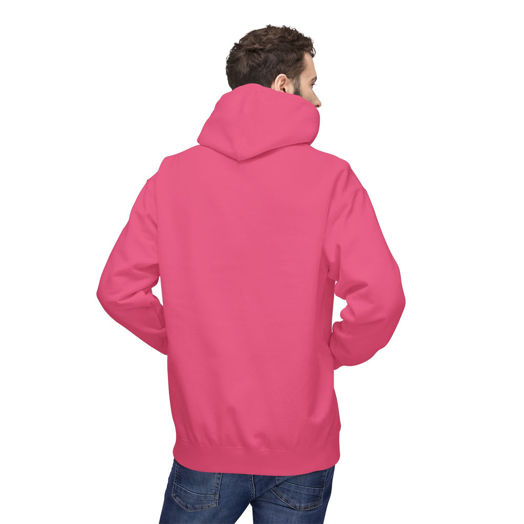 White Hoodie - "Caminas a pa'la desporta" Minimal Script Pullover