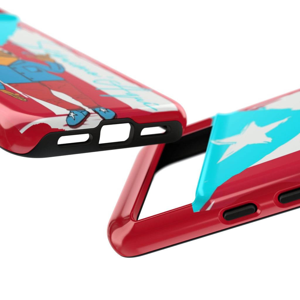 Puerto Rican Flag Frog Design ("Señorita Hops")Phone Case Isla del Encanto Phone Case – Puerto Rican Style