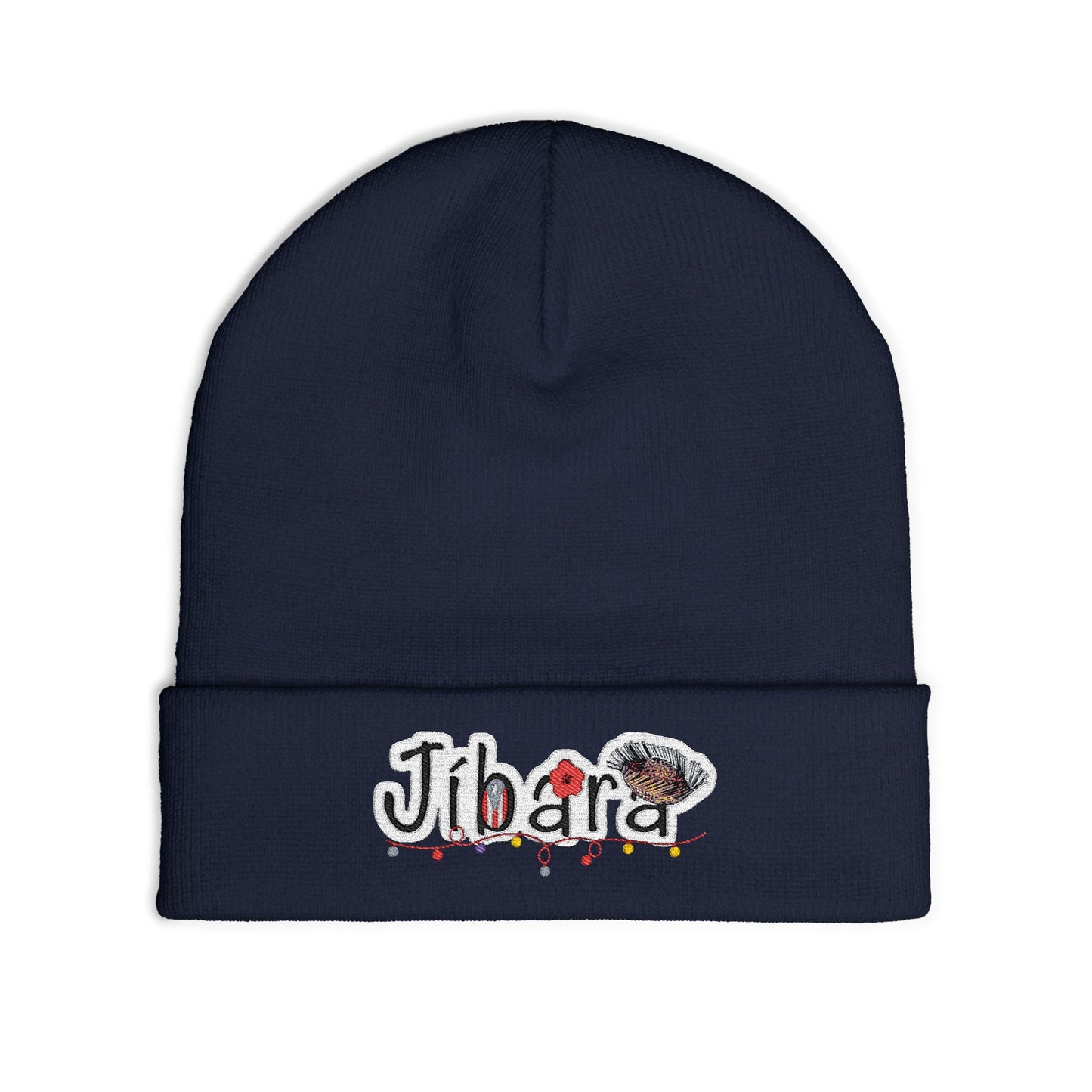 Embroidered 'Jibara' Knit Beanie Cozy Puerto Rican Pride Hat Boricua Winter Beanie – Puerto Rico Pride Knit Hat