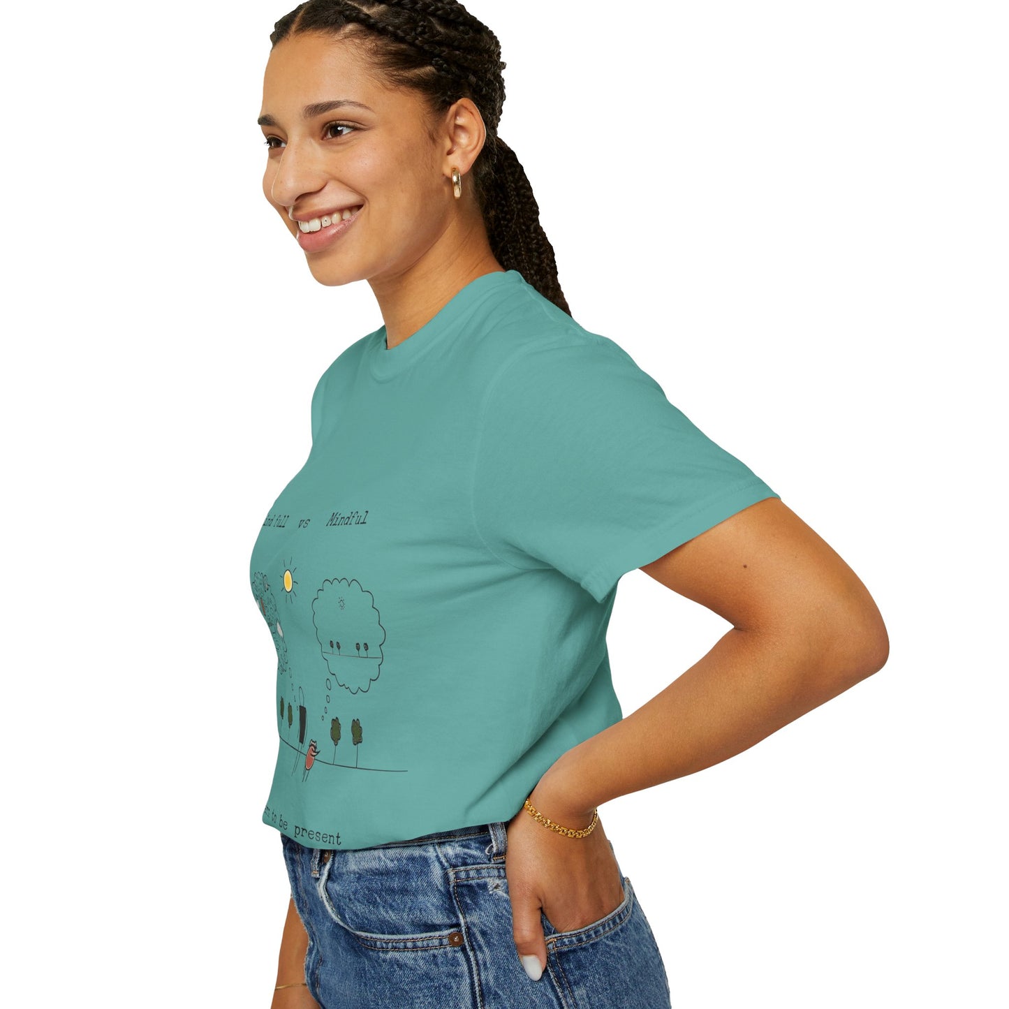 Let your outfit reflect your inner peace. Mindful Living T-Shirt Unisex Tee for Mindfulness, Self-Care, Gift for Yogis, Relaxed Vibe,