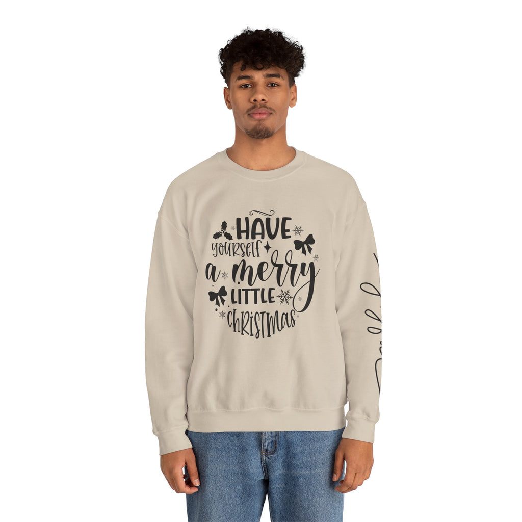 Xmas Shirts & Sweaters | Funny, Cute & Classic Christmas Designs Merry Christmas Crewneck Sweatshirt - Cozy Unisex Holiday Apparel