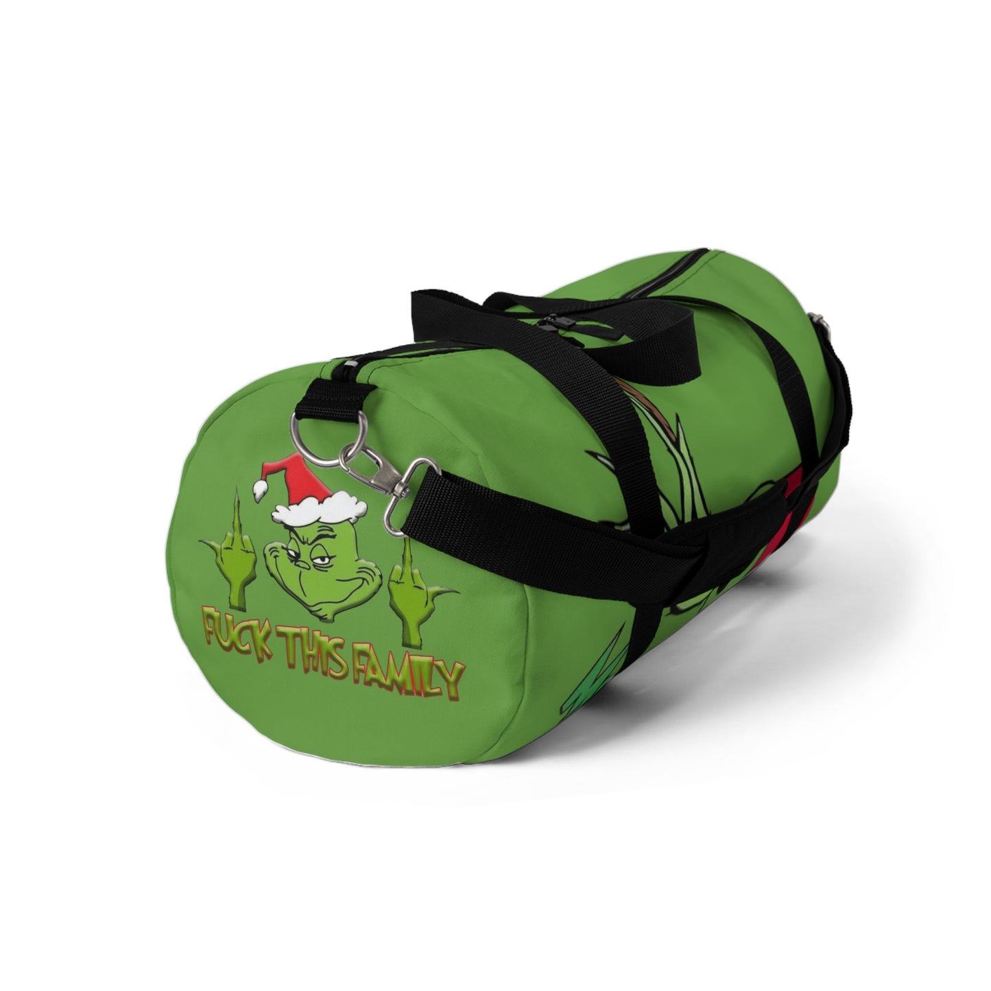 Grinch Sleigh Nap Duffel Bag — Holiday Travel & Gym Bag