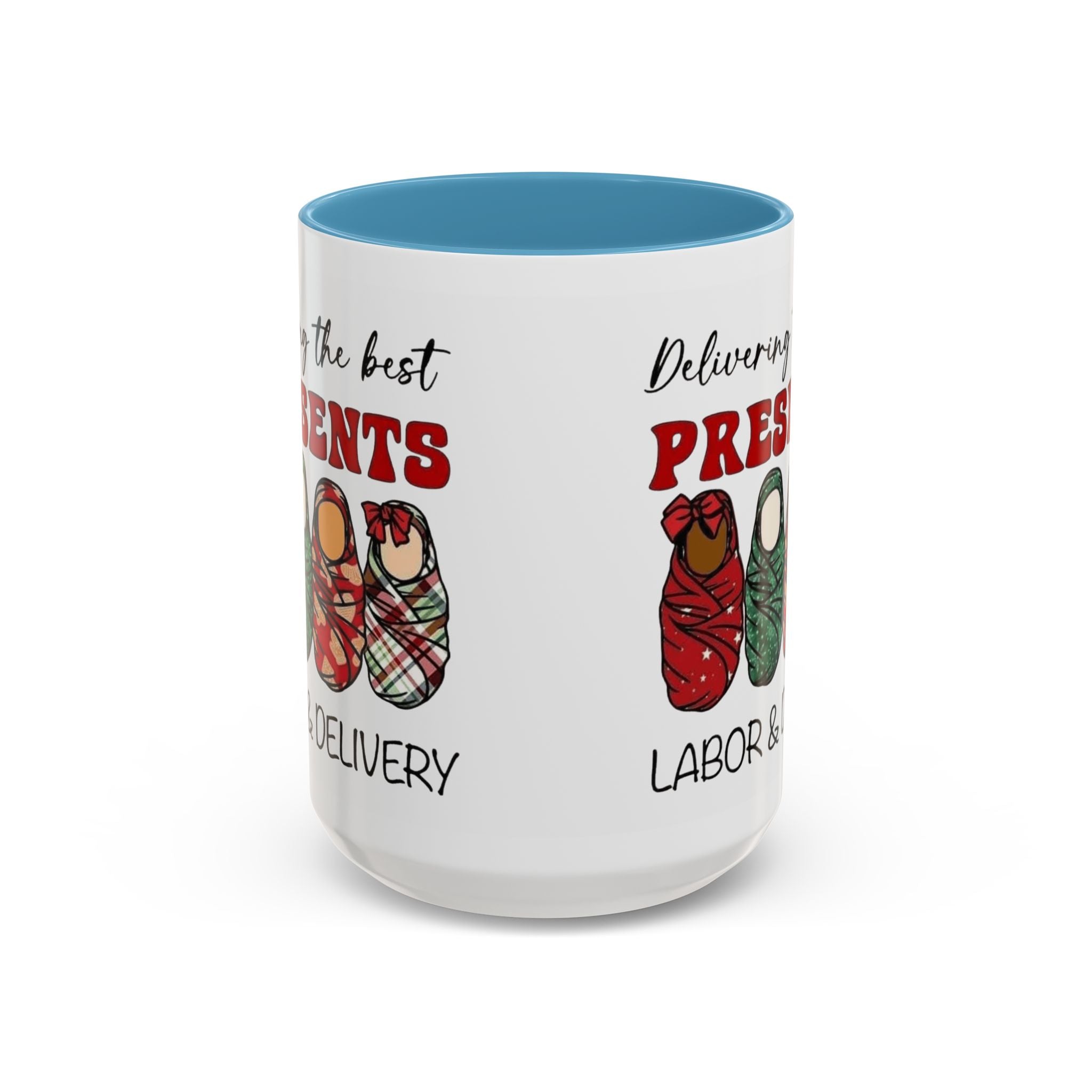 Christmas Presents Delivery Coffee Mug — "Delivering the Best Presents" Accent Mug Medical Christmas Mug,