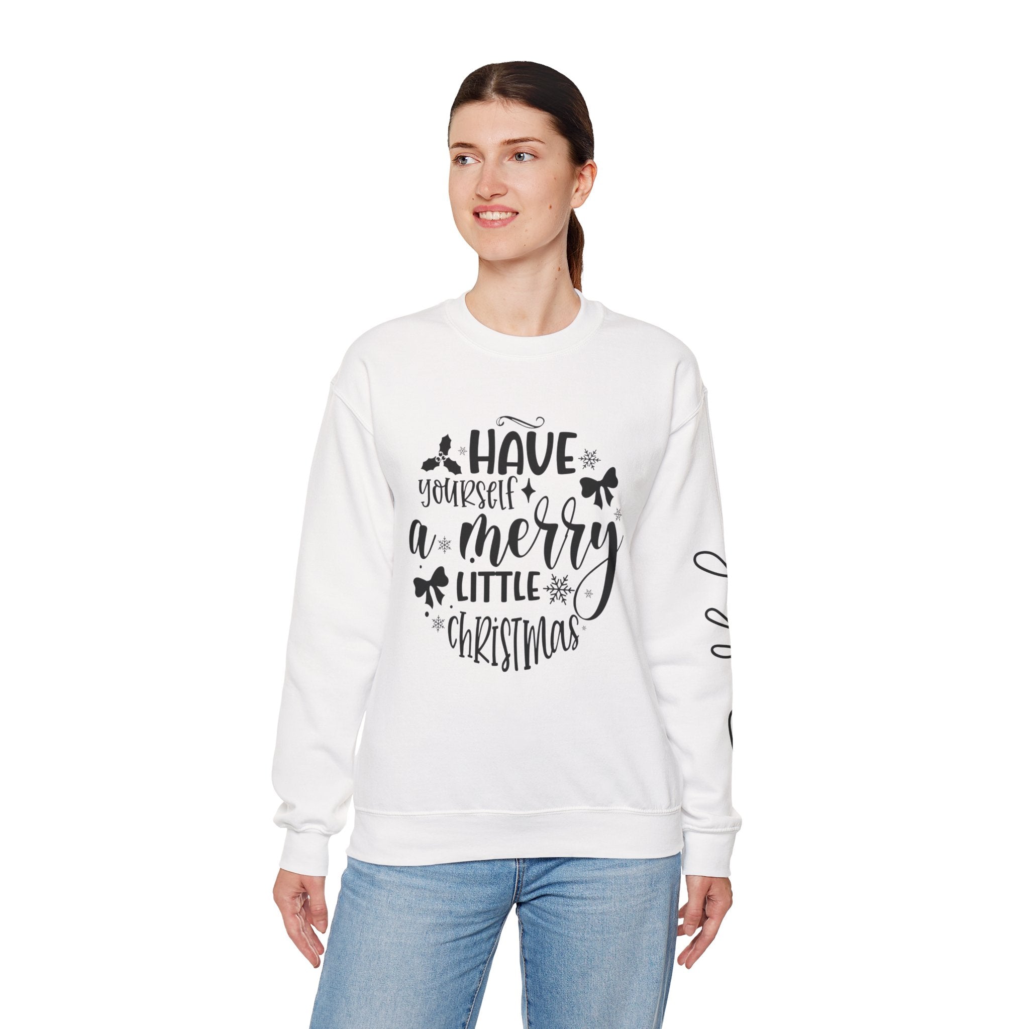 Xmas Shirts & Sweaters | Funny, Cute & Classic Christmas Designs Merry Christmas Crewneck Sweatshirt - Cozy Unisex Holiday Apparel