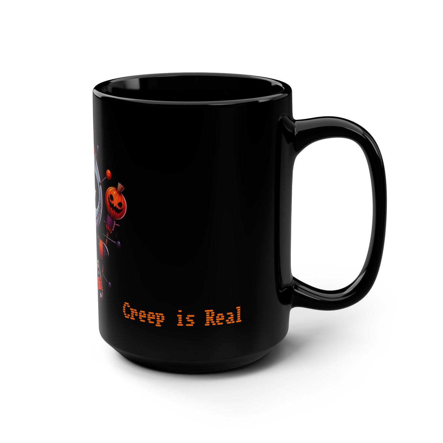 Wickedly Fun Halloween Mug Creepy Coffee Mug, Pumpkin Design, Goth Halloween Decor, Spooky Gift for Halloween Lovers