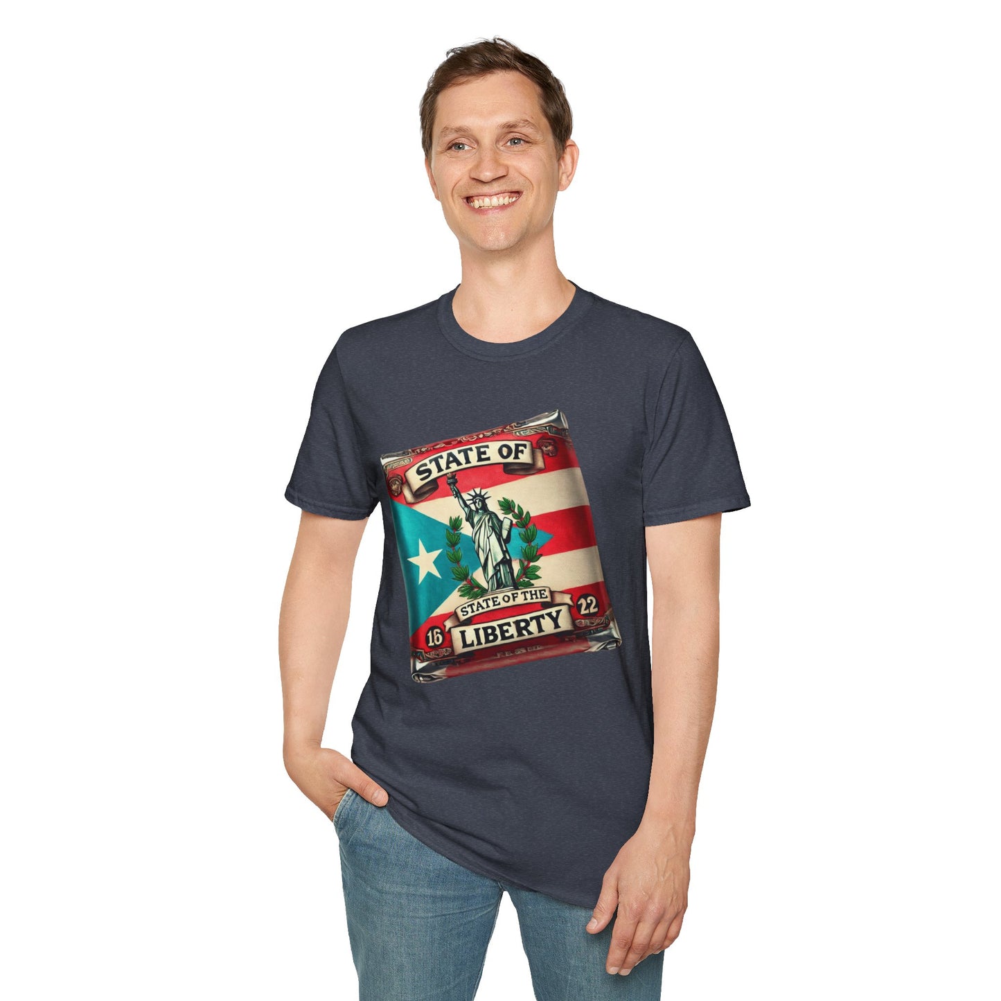 Puerto Rican Heritage Shirt Gift for Patriots, National Holiday Apparel, USA Pride Shirt