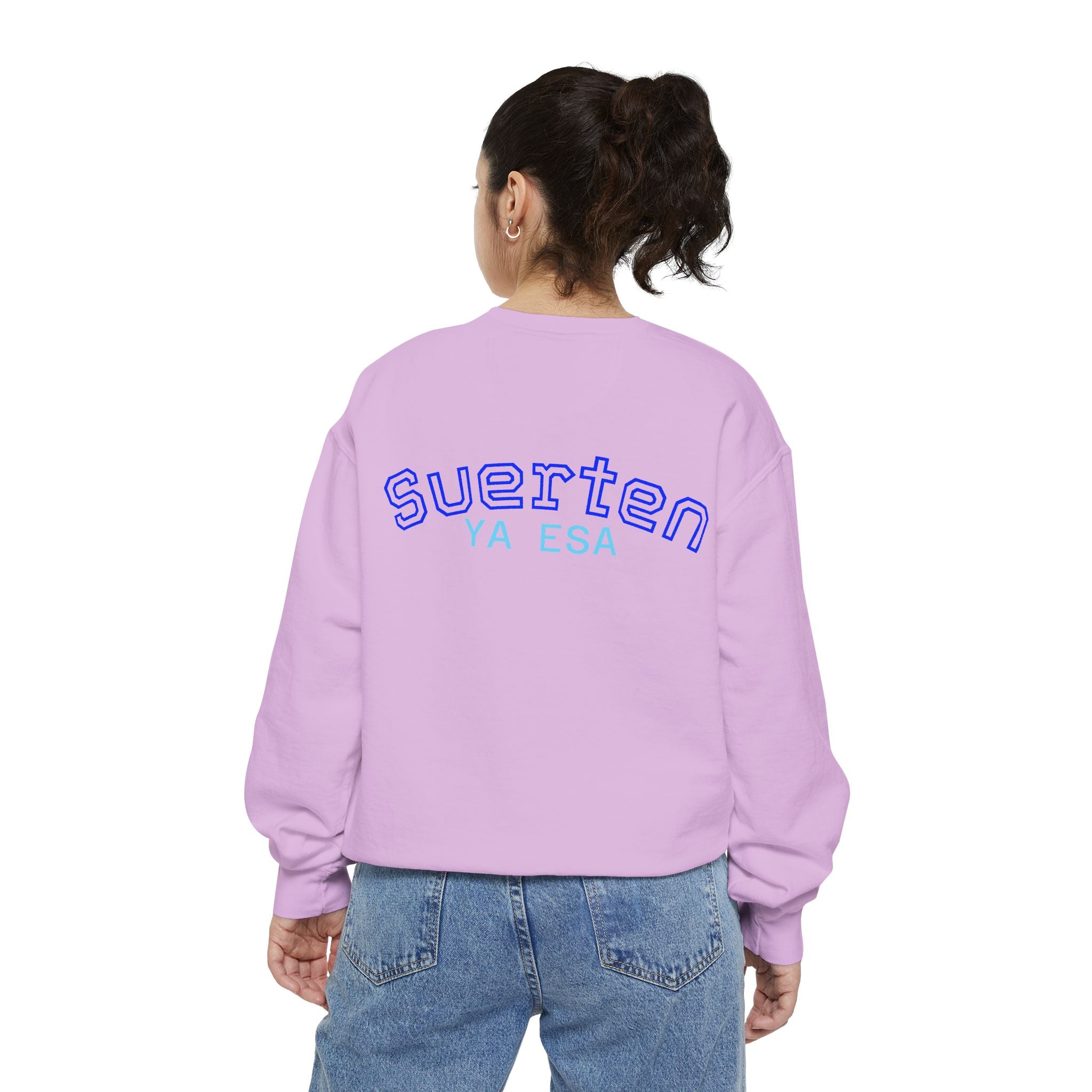 Mental Pazn Sweatshirt "Suerten Ya Esa" Spanish Graphic Crewneck