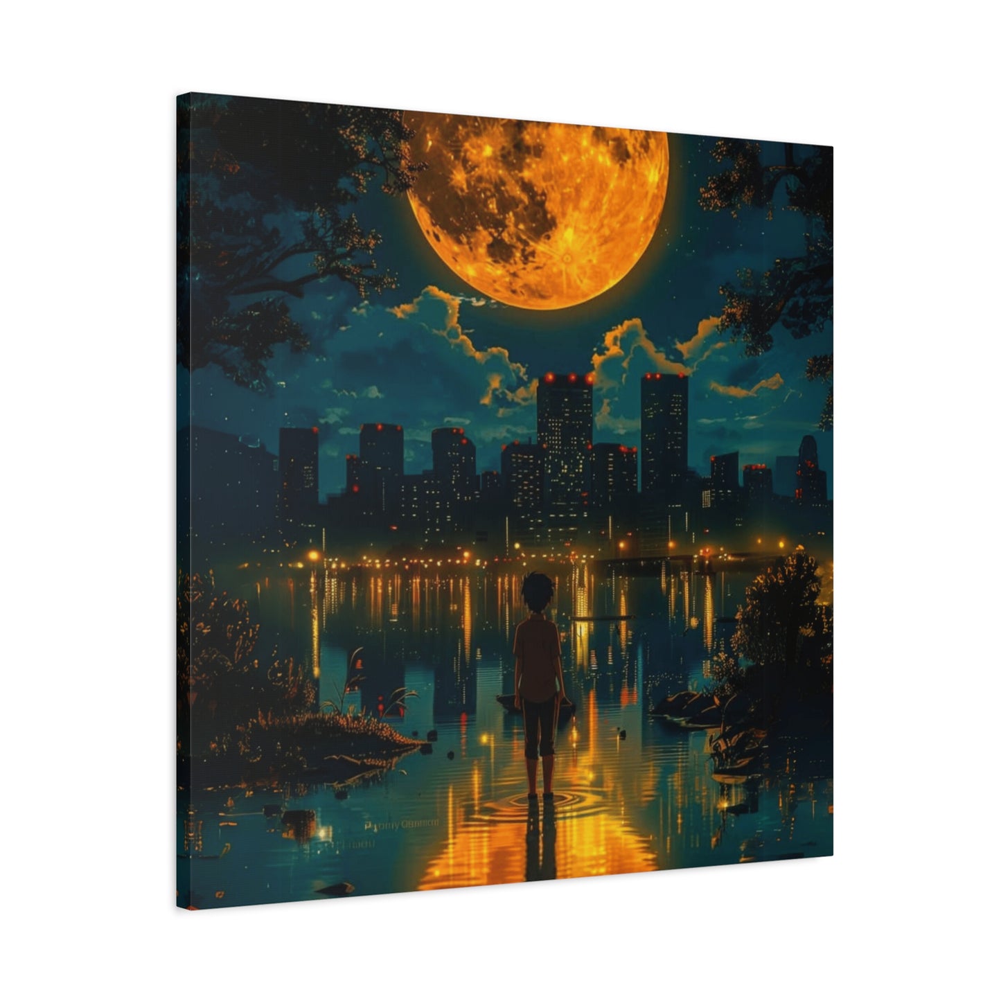 Because words have the power to move you let them live on your wall, Unique Nightscape Decoration, Perfect for Any Occasion