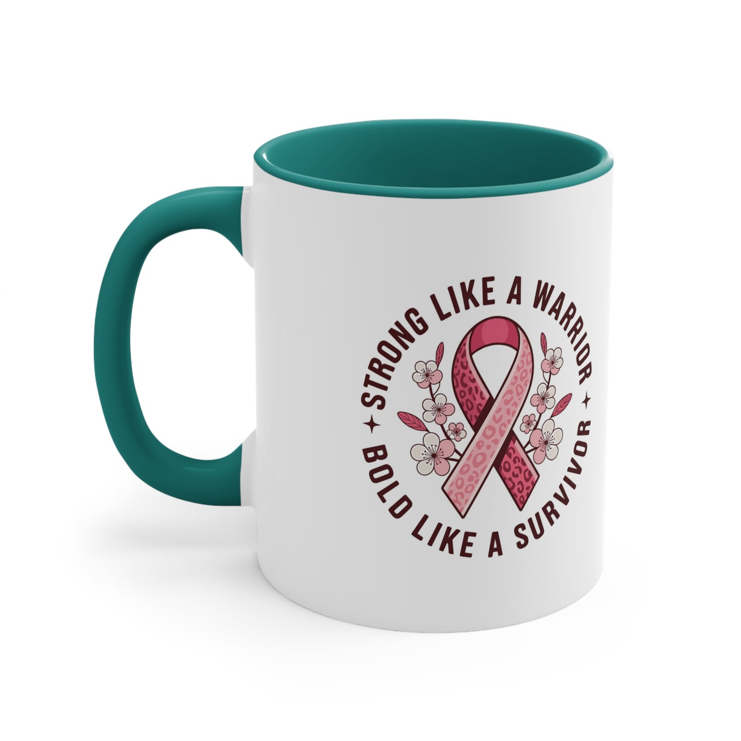 Empowering Survivor Mug - Strong Like a Warrior CancerSurvivor HopeMug