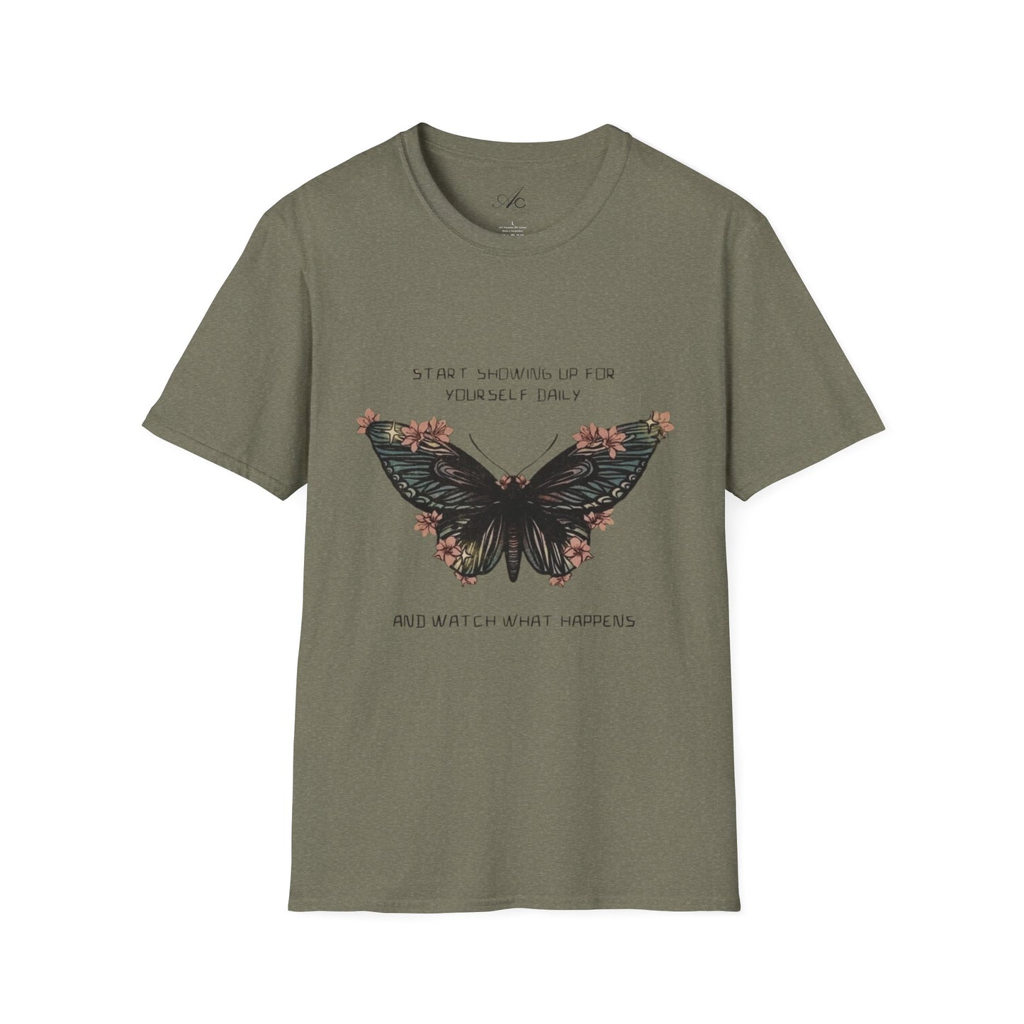 Wear Your Peace. Inspirational Butterfly T-Shirt, Motivational Gift, Unisex Tee, Nature Lover Shirt, Self-Care Apparel, Birthday Gift Idea