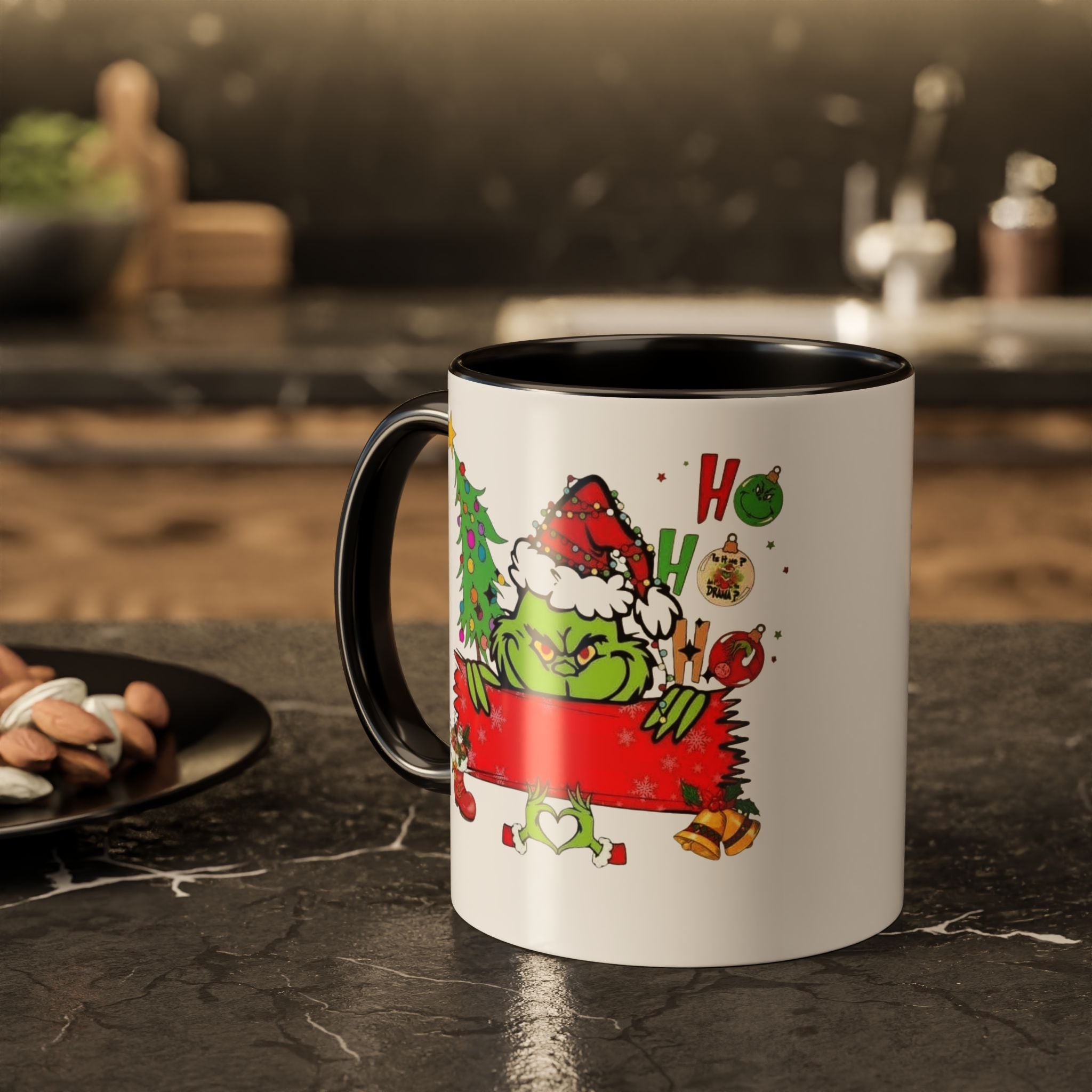 Christmas Grinch Mug (11oz & 15oz)  Funny Holiday Coffee Cup with Grinch Illustration Christmas Mugs Collection!