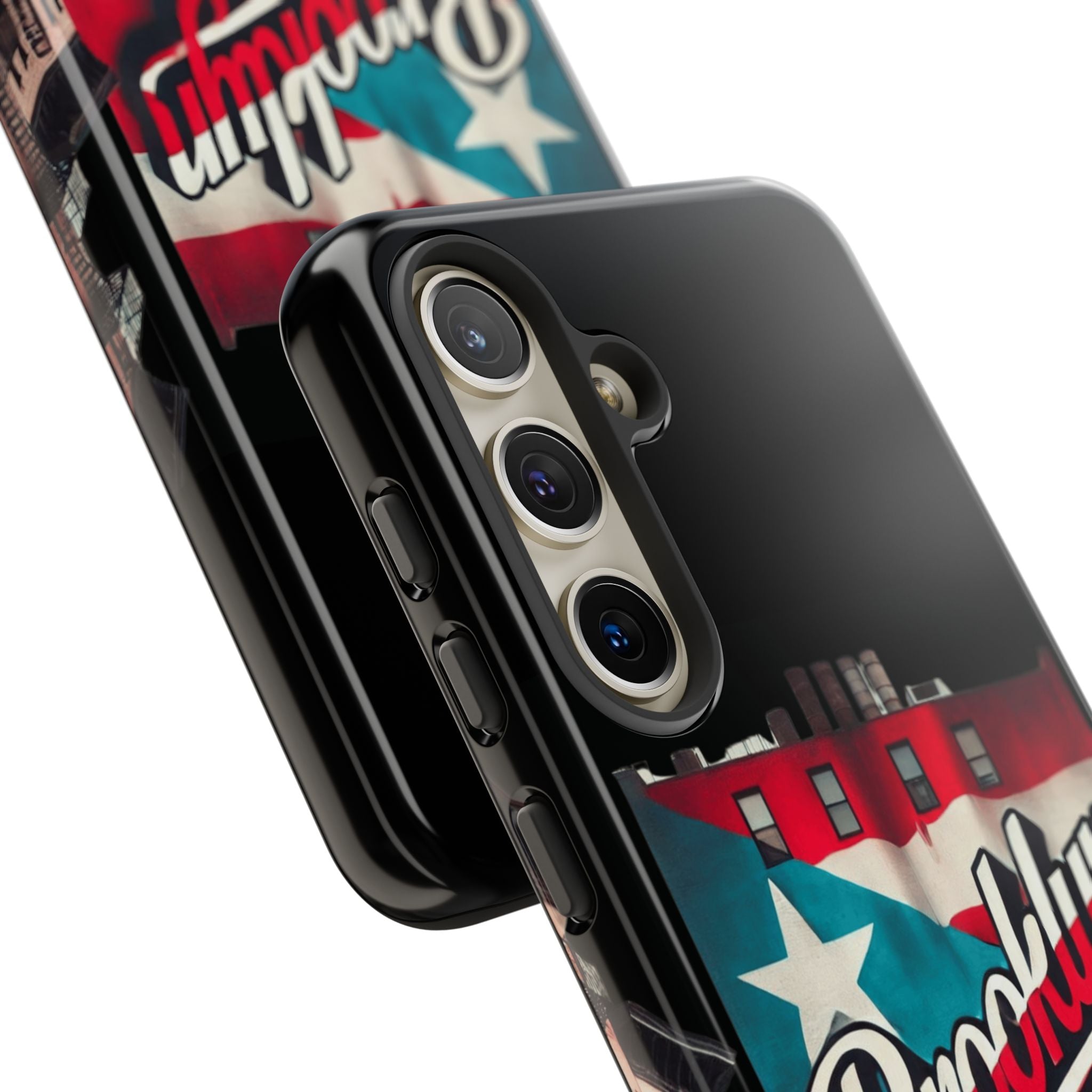 Brooklyn Street Art Phone Case  Urban Graffiti Protective Cover