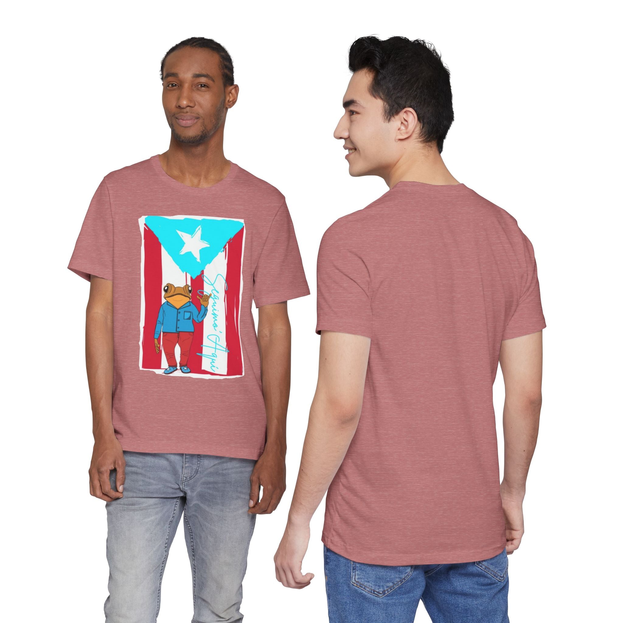 Puerto Rican Coqui Flag T‑Shirt  Boricua Pride Tee
