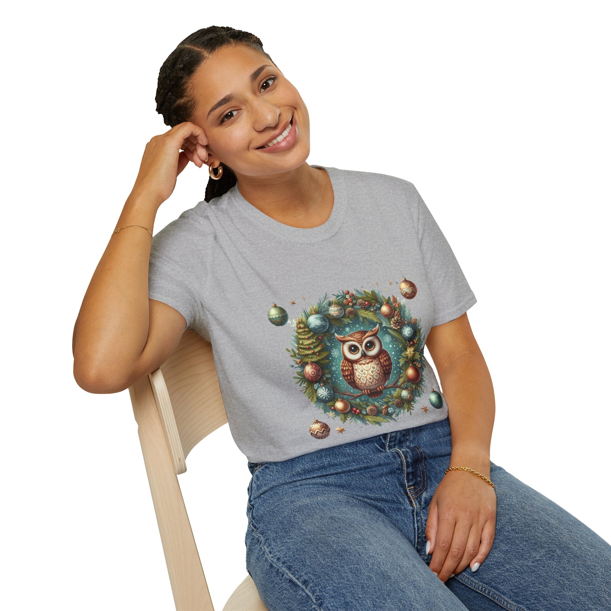 Merry Christmas Shirt  Santa, Reindeer  Holiday Spirit Design