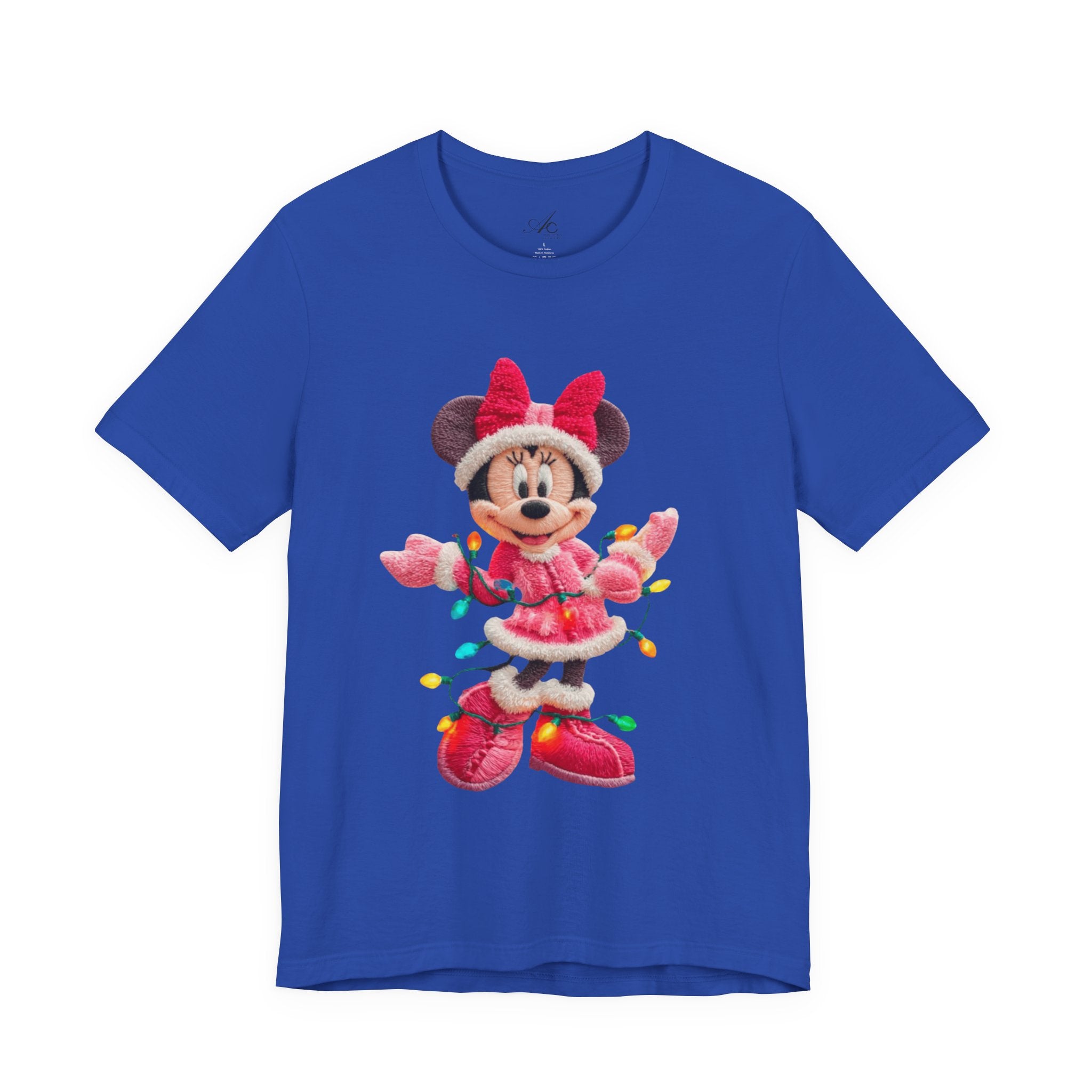 Minnie Mouse Holiday Lights T-Shirt Festive Holiday Designs