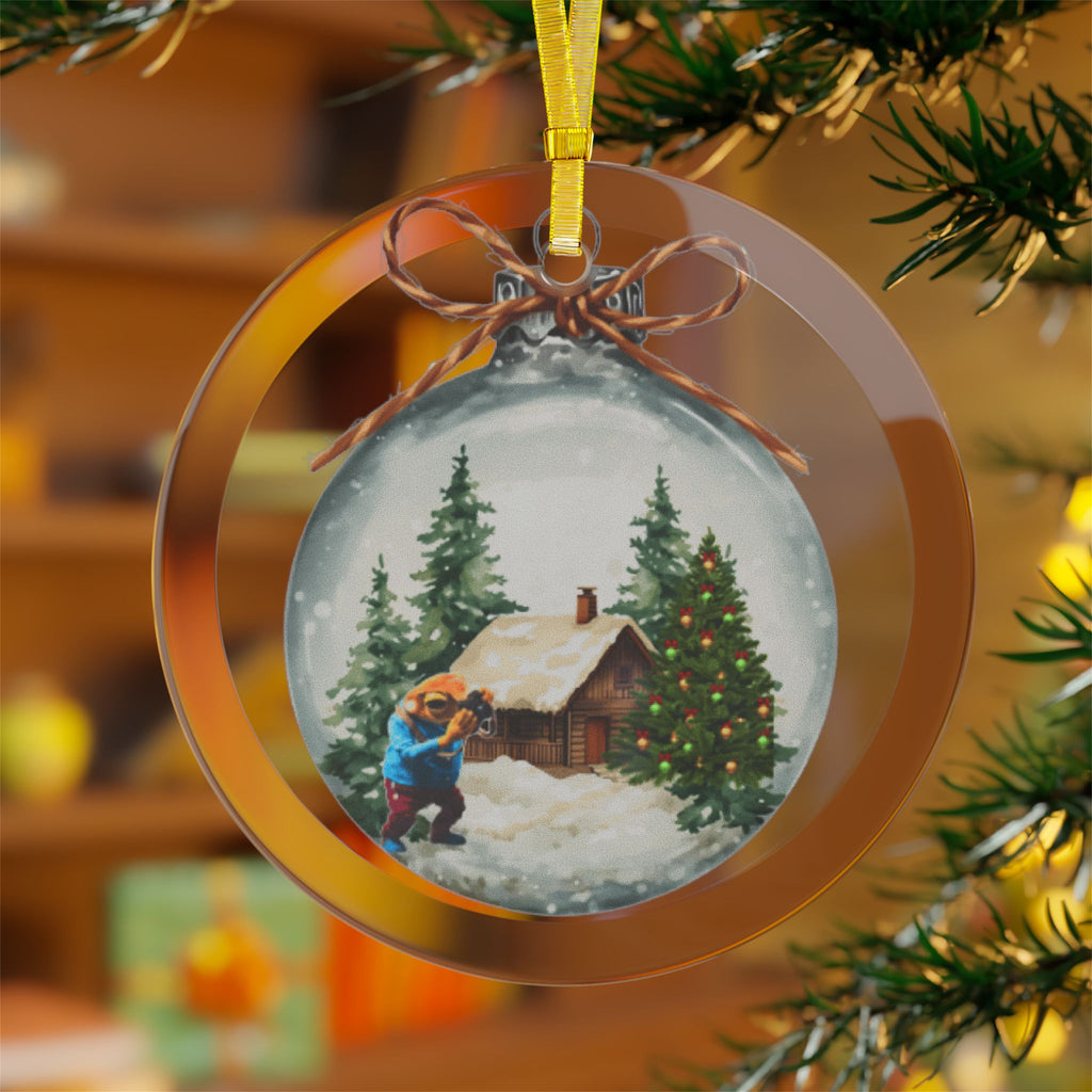 Coquí & Palm Tree Ornament | Puerto Rico Christmas Ornament | Boricua Holiday Gift Glass Ornaments