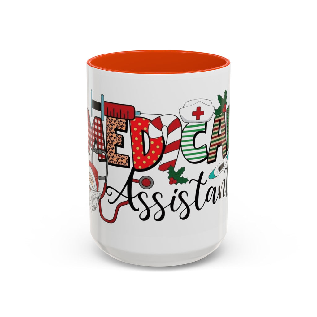 Medical Assistant Christmas Mug — Festive Colorful 11oz/15oz Coffee Cup Medical Christmas Mug