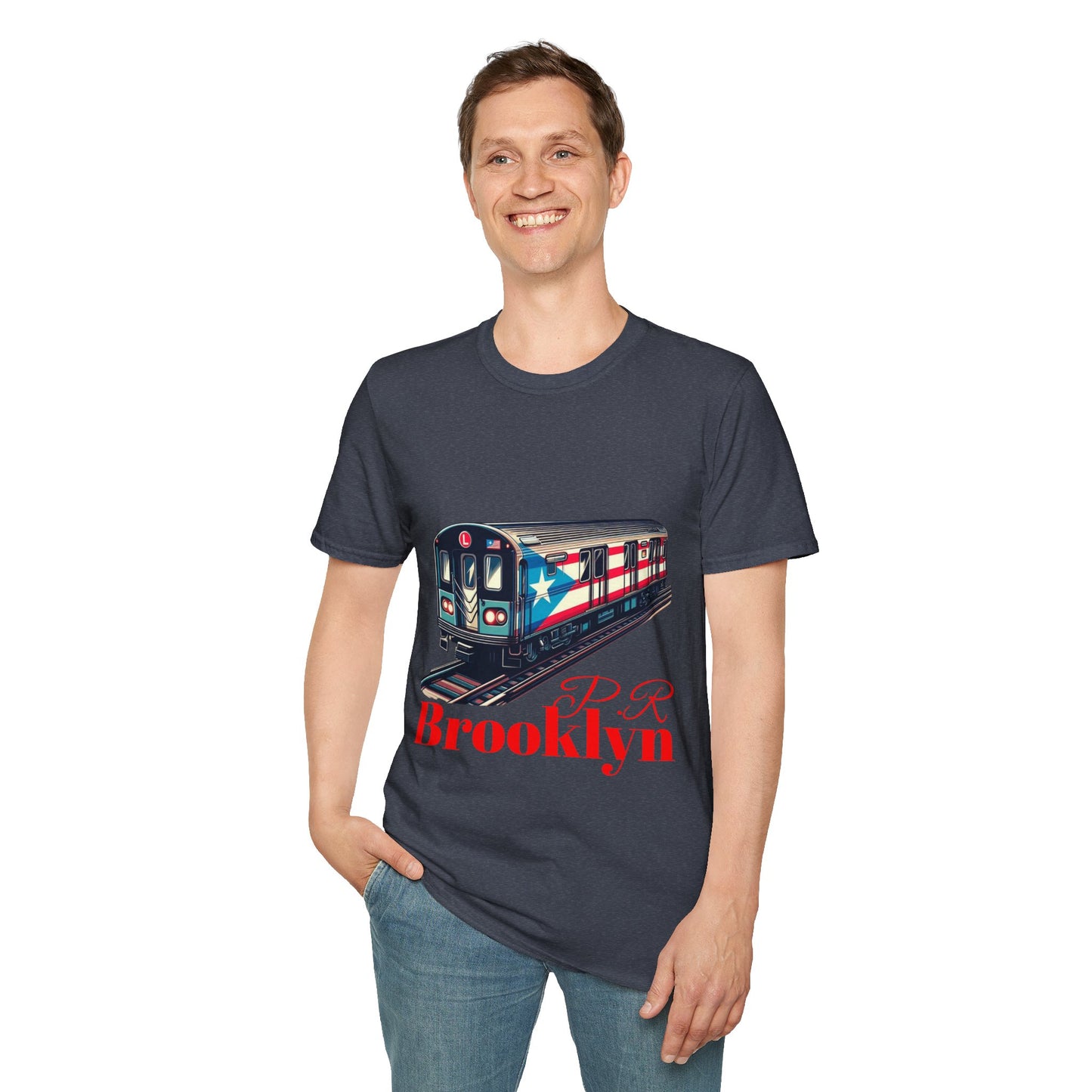 New Yorican and Proud Where Boricua Meets Brooklyn PR Train T-Shirt, Unisex Graphic Tee, Travel Shirt, Gift for NYC Lovers,