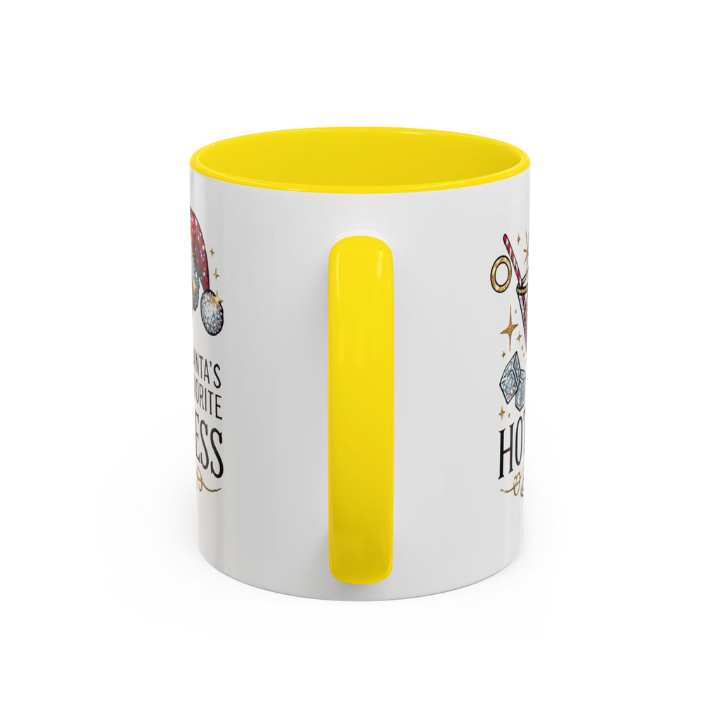 Accent Coffee Mug - "Santa's Favorite Hot Mess" Holiday Cocktail Mug (11/15 oz)