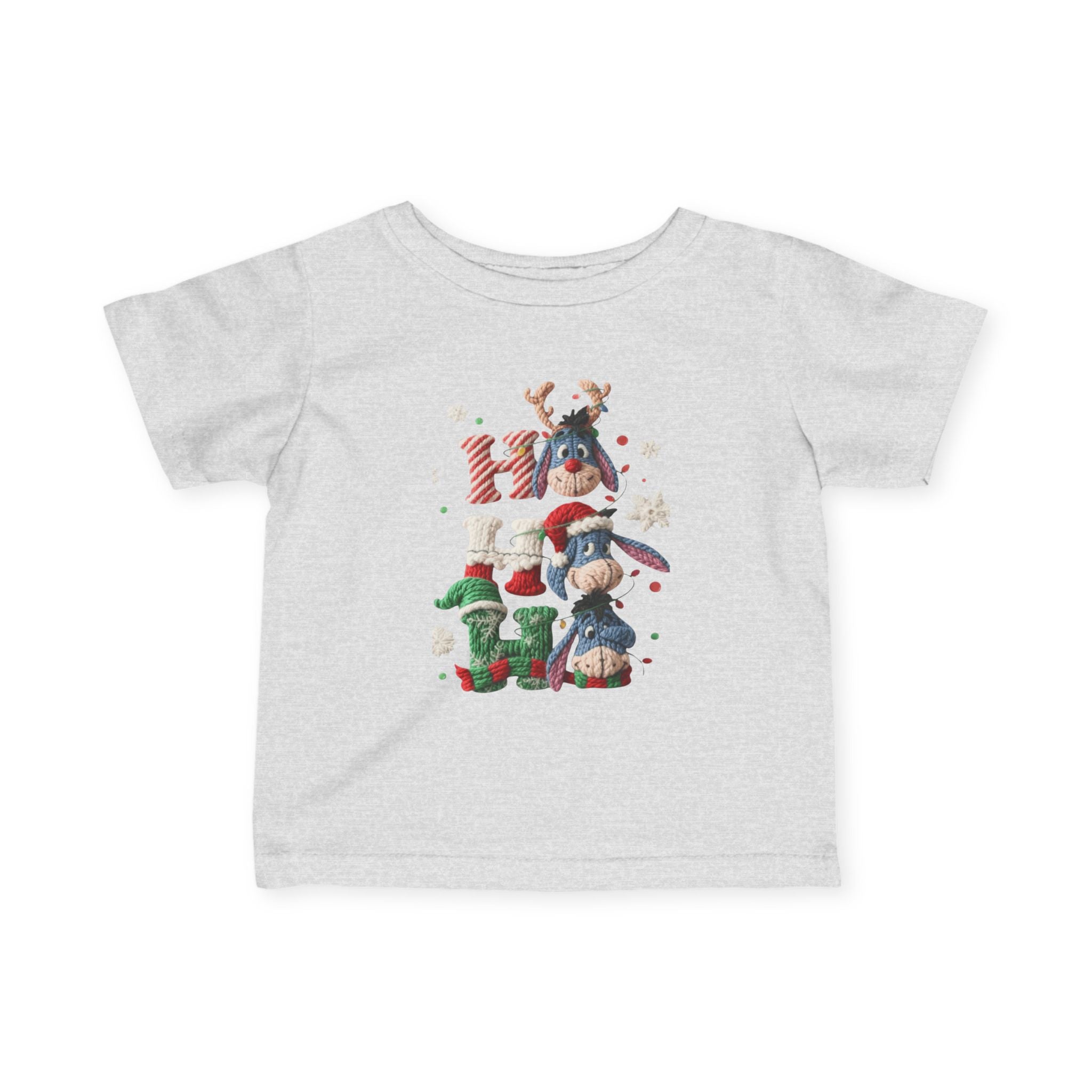 Infant Tee  Cute Holiday Penguins & Polar Bears Christmas Stack