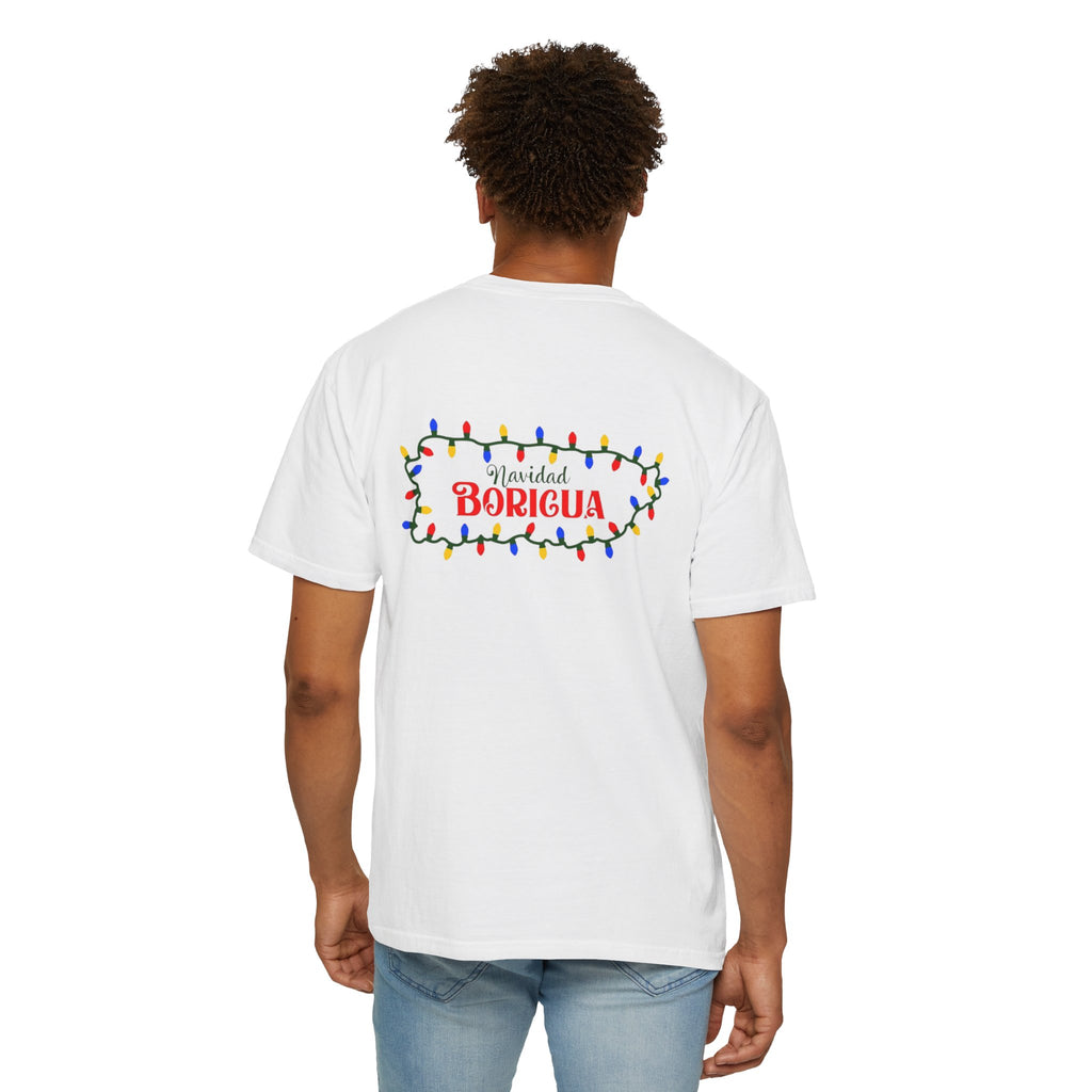 Medalla Light Beer T-Shirt  Navidad Boricua Holiday Tee Puerto Rico’s Navidades