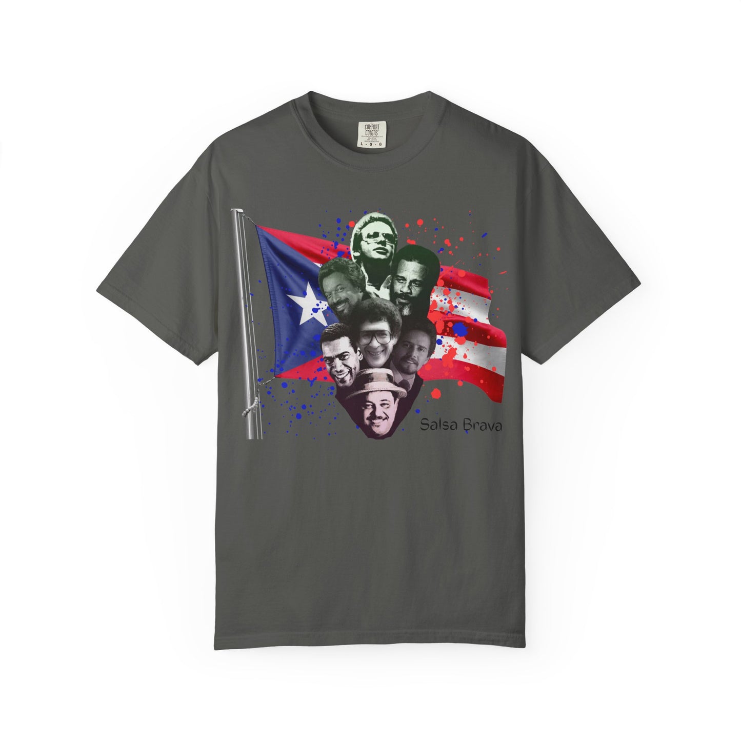 Salsa Brava T-Shirt, Vibrant Puerto Rican Pride Shirt, Gift for Salsa Lovers, Unisex Festival Tee, Caribbean Culture Apparel