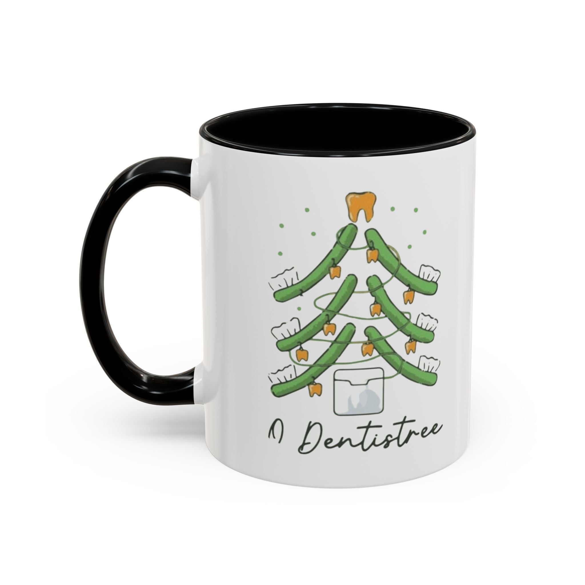 Dentist Christmas Mug - 'A Dentistree' Holiday Coffee Cup (11/15oz)