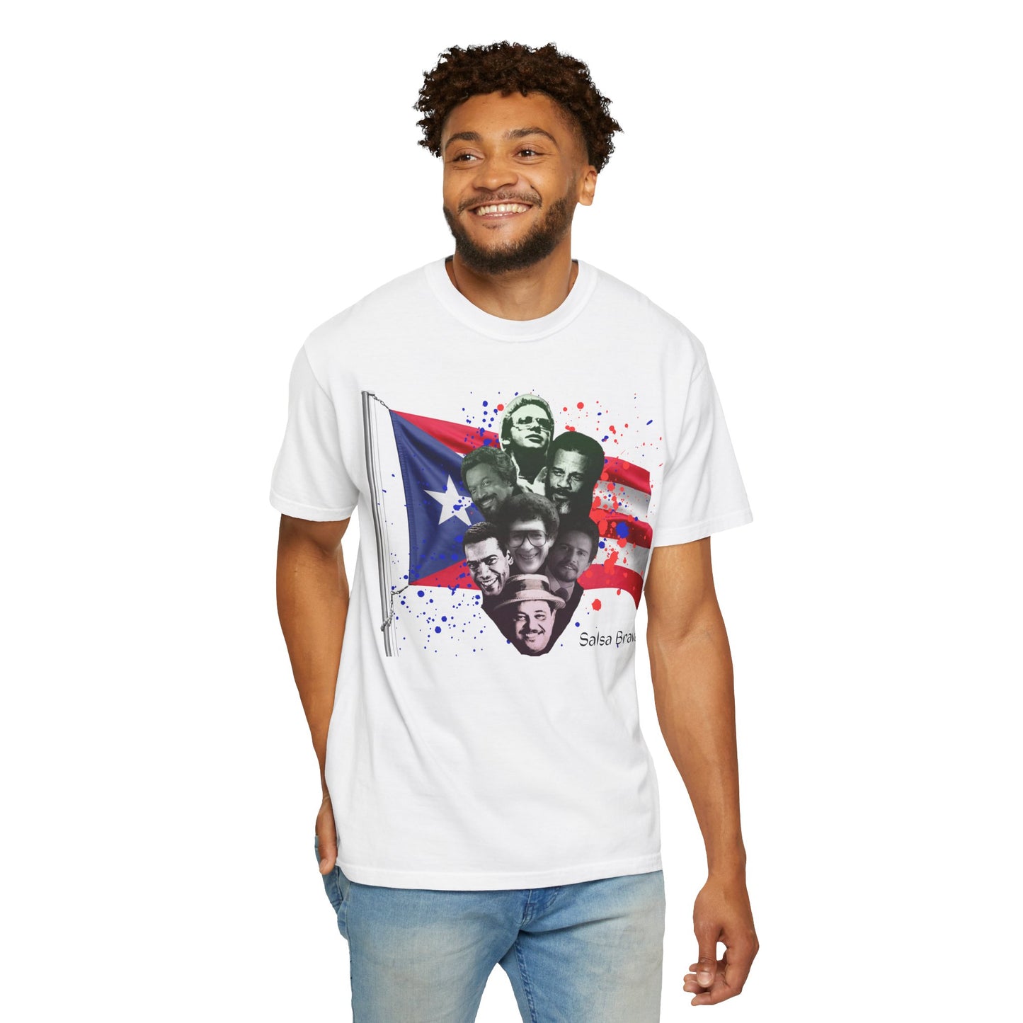 Salsa Brava T-Shirt, Vibrant Puerto Rican Pride Shirt, Gift for Salsa Lovers, Unisex Festival Tee, Caribbean Culture Apparel