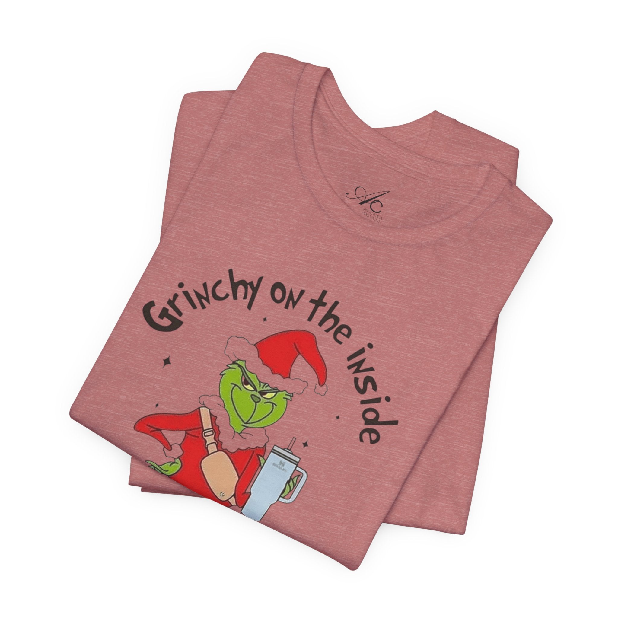 Grinch-Inspired Holiday Tee: 'Grinchy on the Inside, Boogie on the Outside'