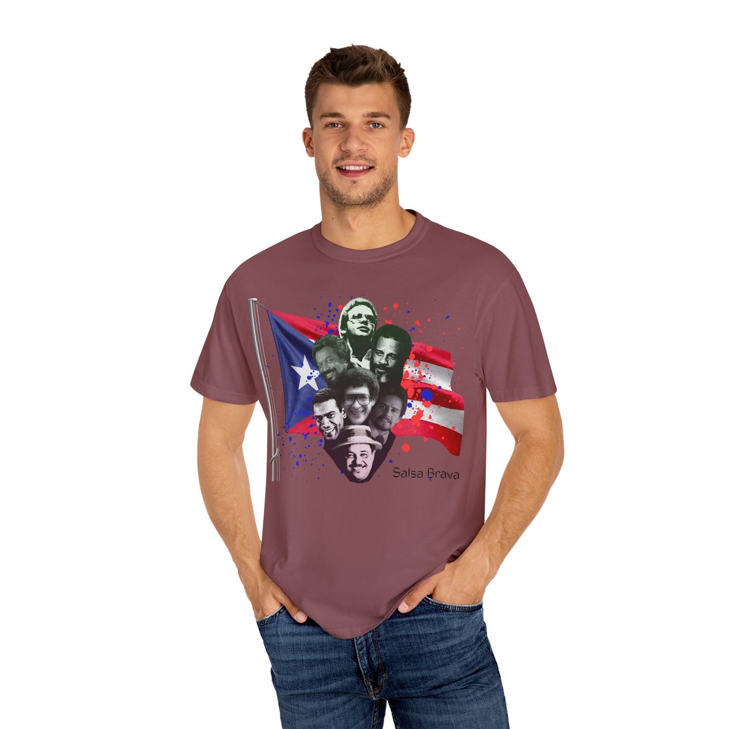 Salsa Brava T-Shirt, Vibrant Puerto Rican Pride Shirt, Gift for Salsa Lovers, Unisex Festival Tee, Caribbean Culture Apparel