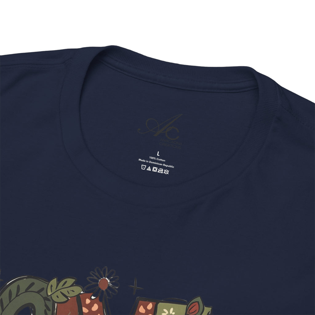 Give Thanks Tee Thanksgiving Graphic T-Shirt with Rustic Bow Design