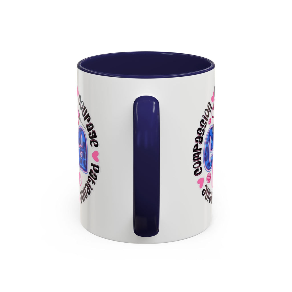 CNA Life Coffee Mug — Compassion, Courage & Patience Accent Mug (11/15oz) Medical Christmas Mug